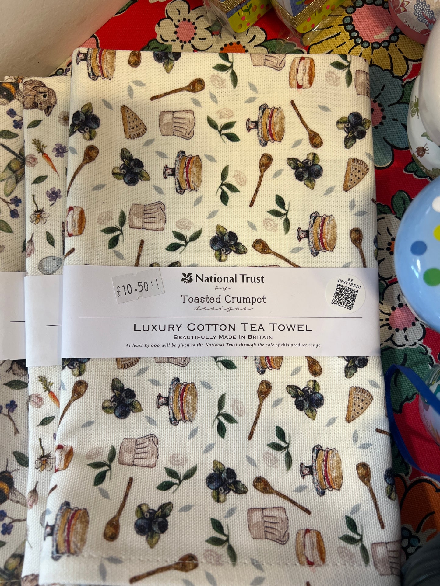 Toasted Crumpet Tea Towel