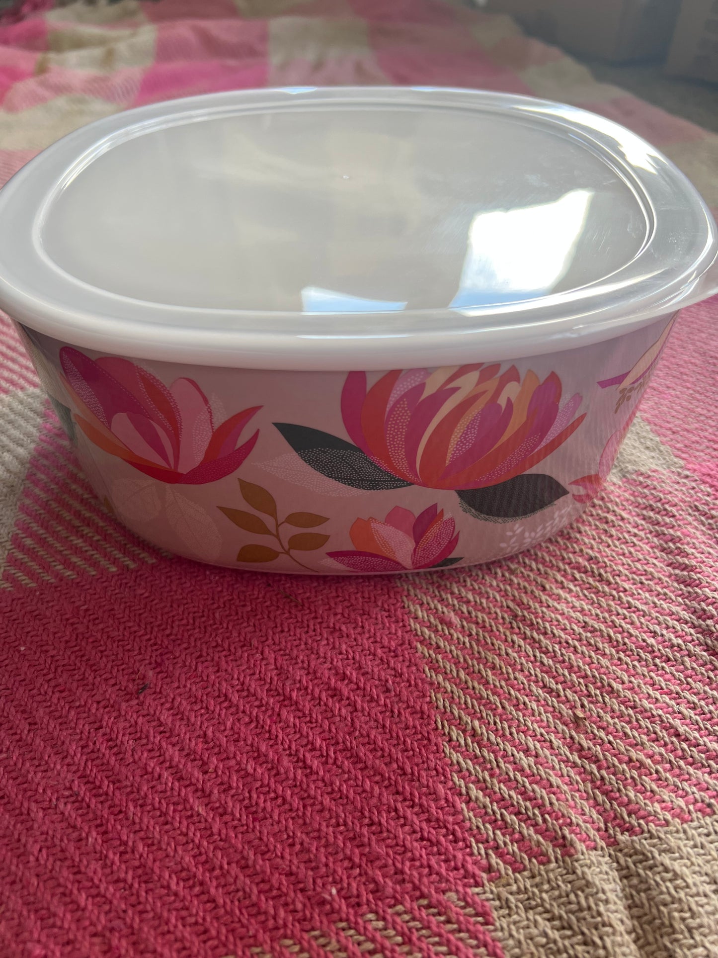 Sara Miller Melamine Set of 3 Storage Tubs