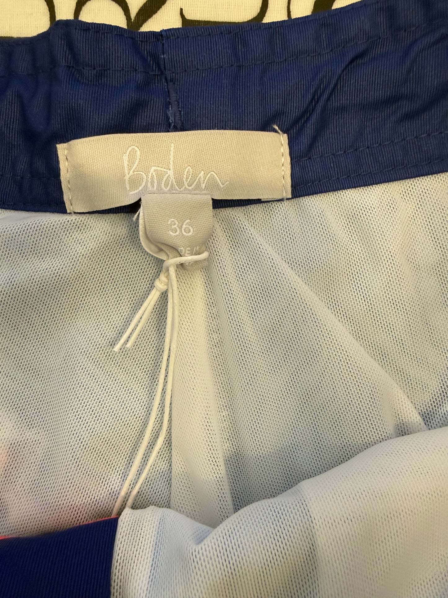 Boden Mens Anchor Swim Shorts 36