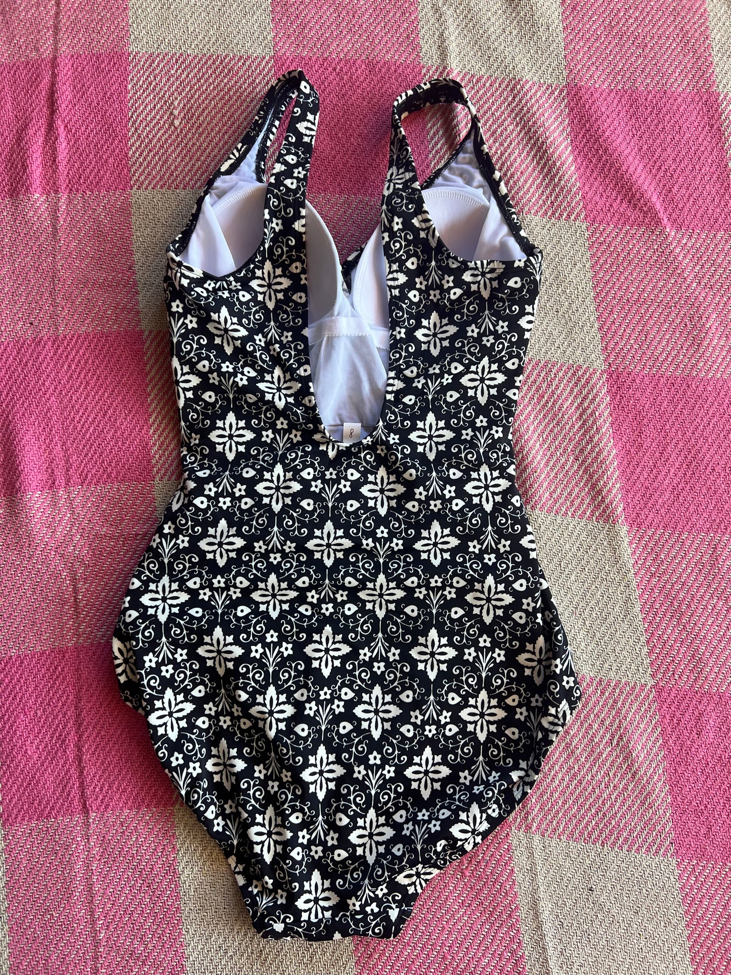 Boden Swimsuit Black and White