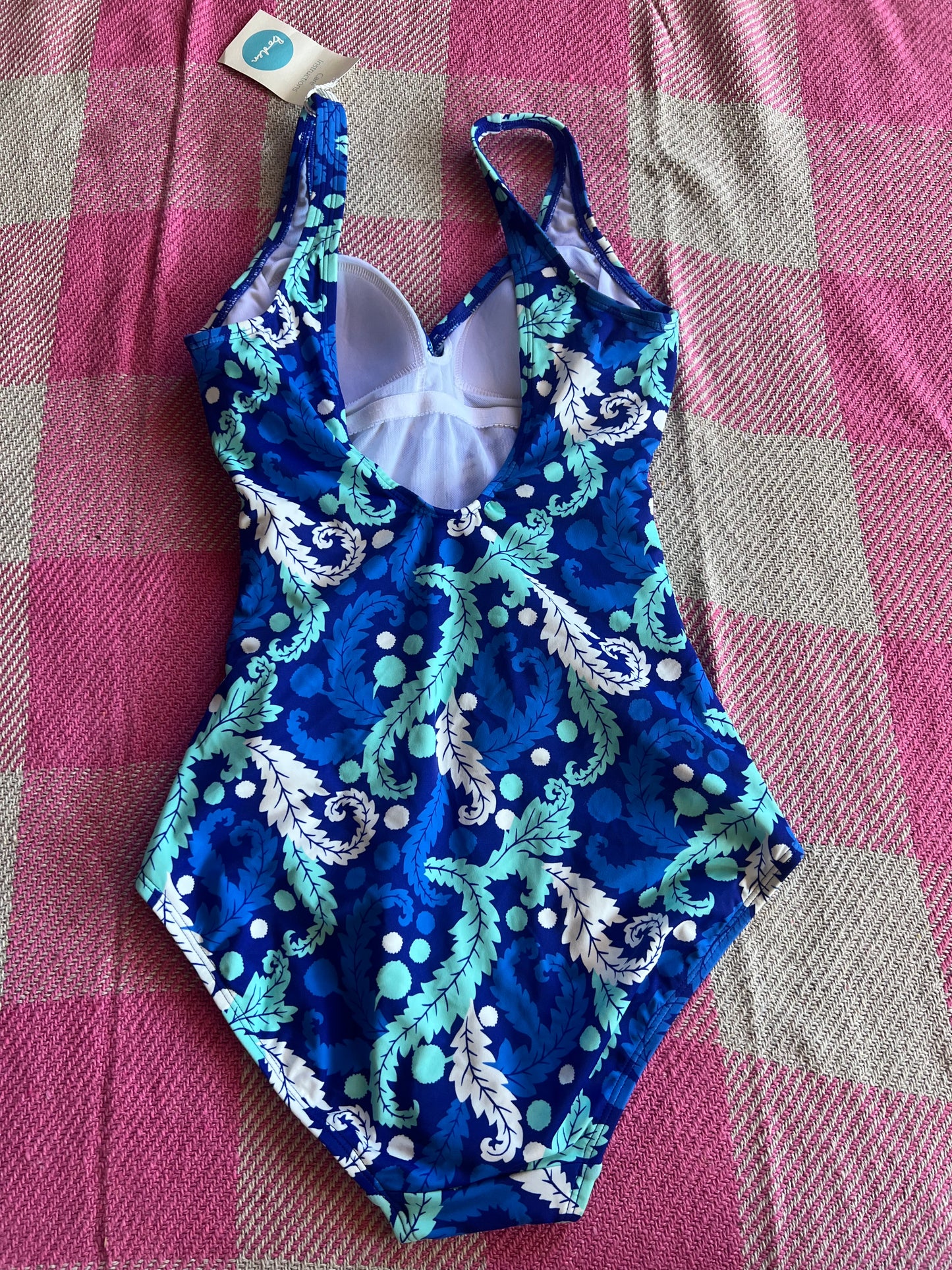 Boden Swimsuit Multi-Blue Floral