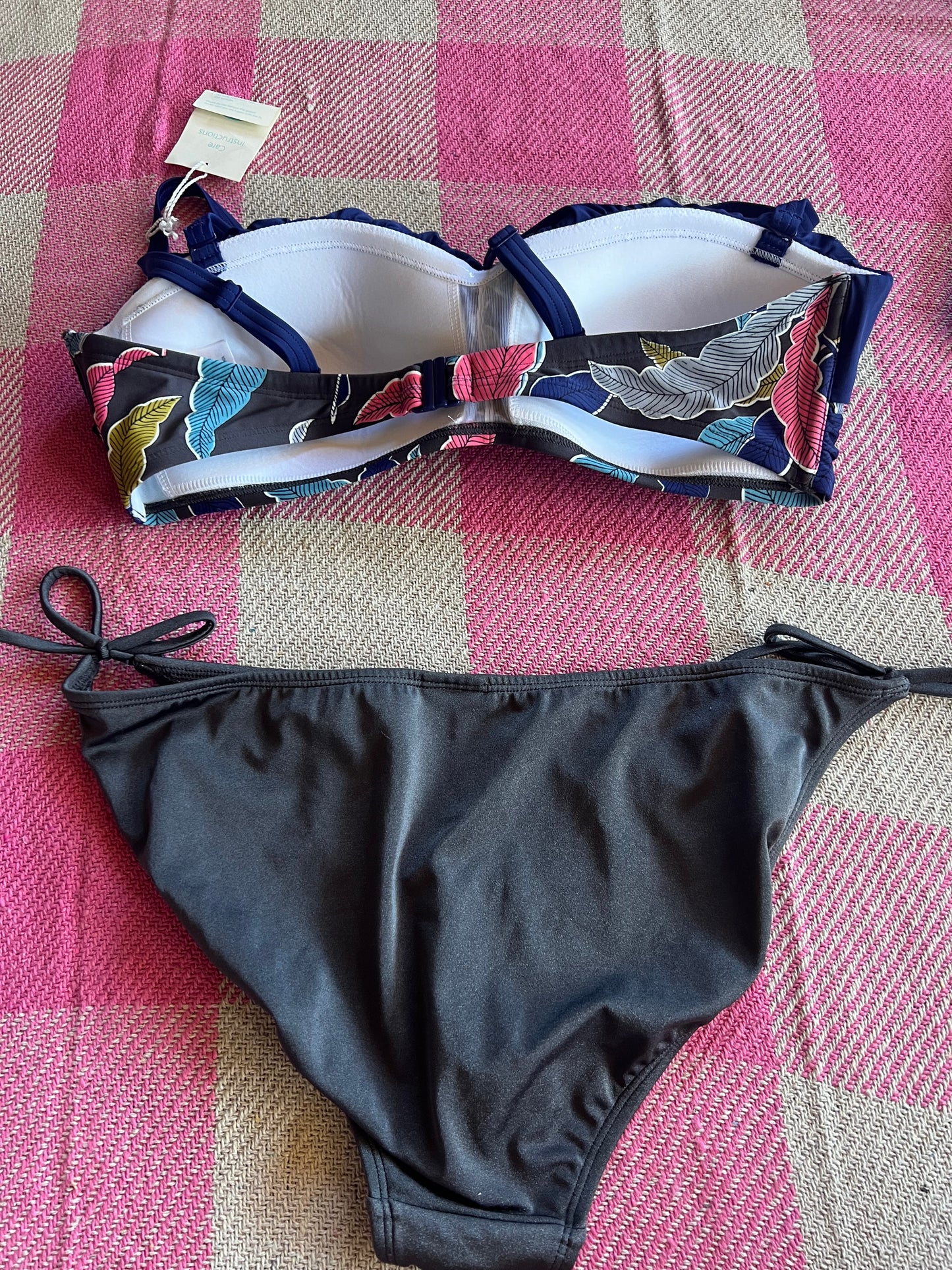 Boden Bikini Grey Floral