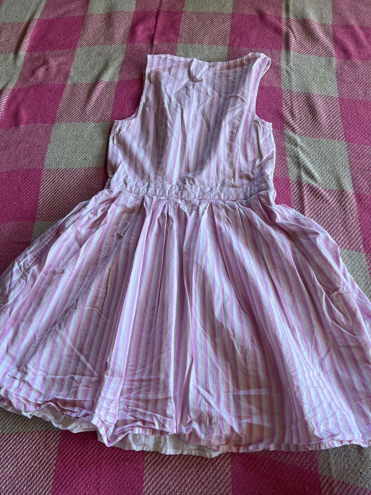 Jack Wills Pink Striped Dress