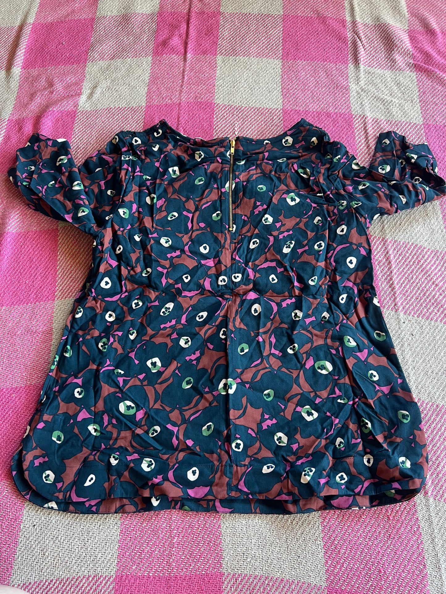 Boden Green Floral Top