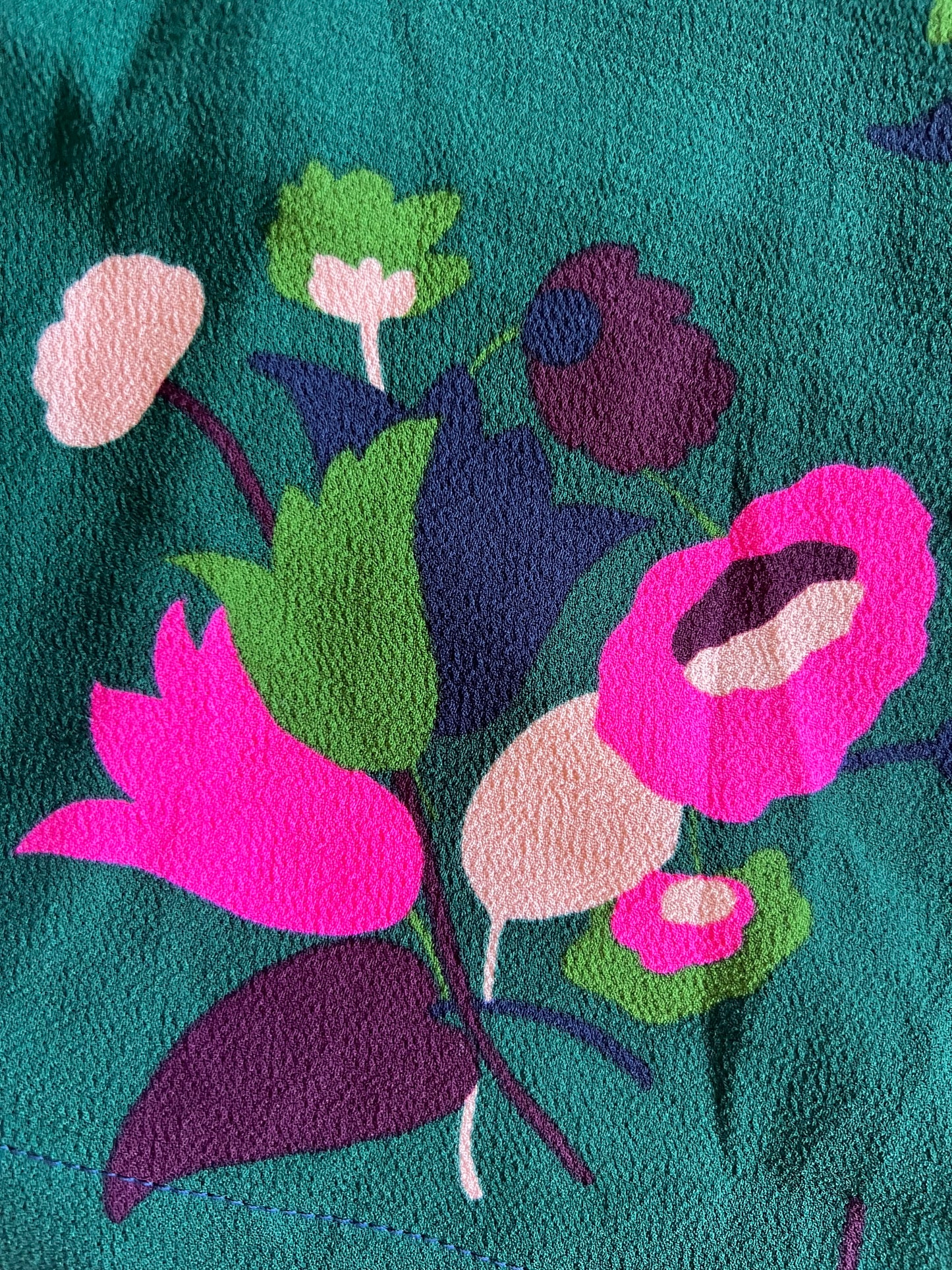 Boden Green Floral Dress