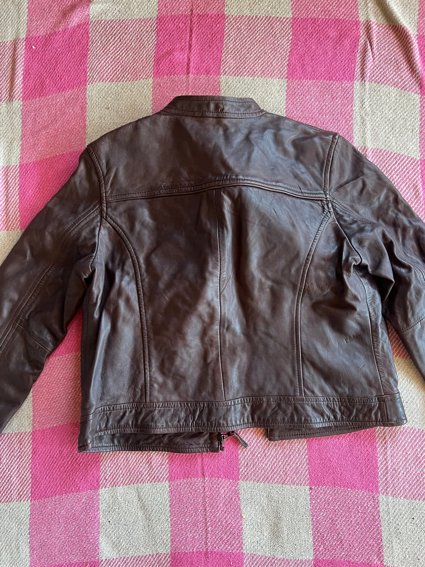 Boden Brown Leather Jacket