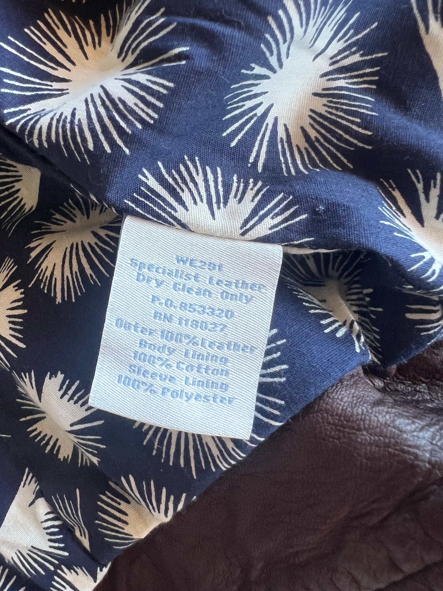 Boden Brown Leather Jacket