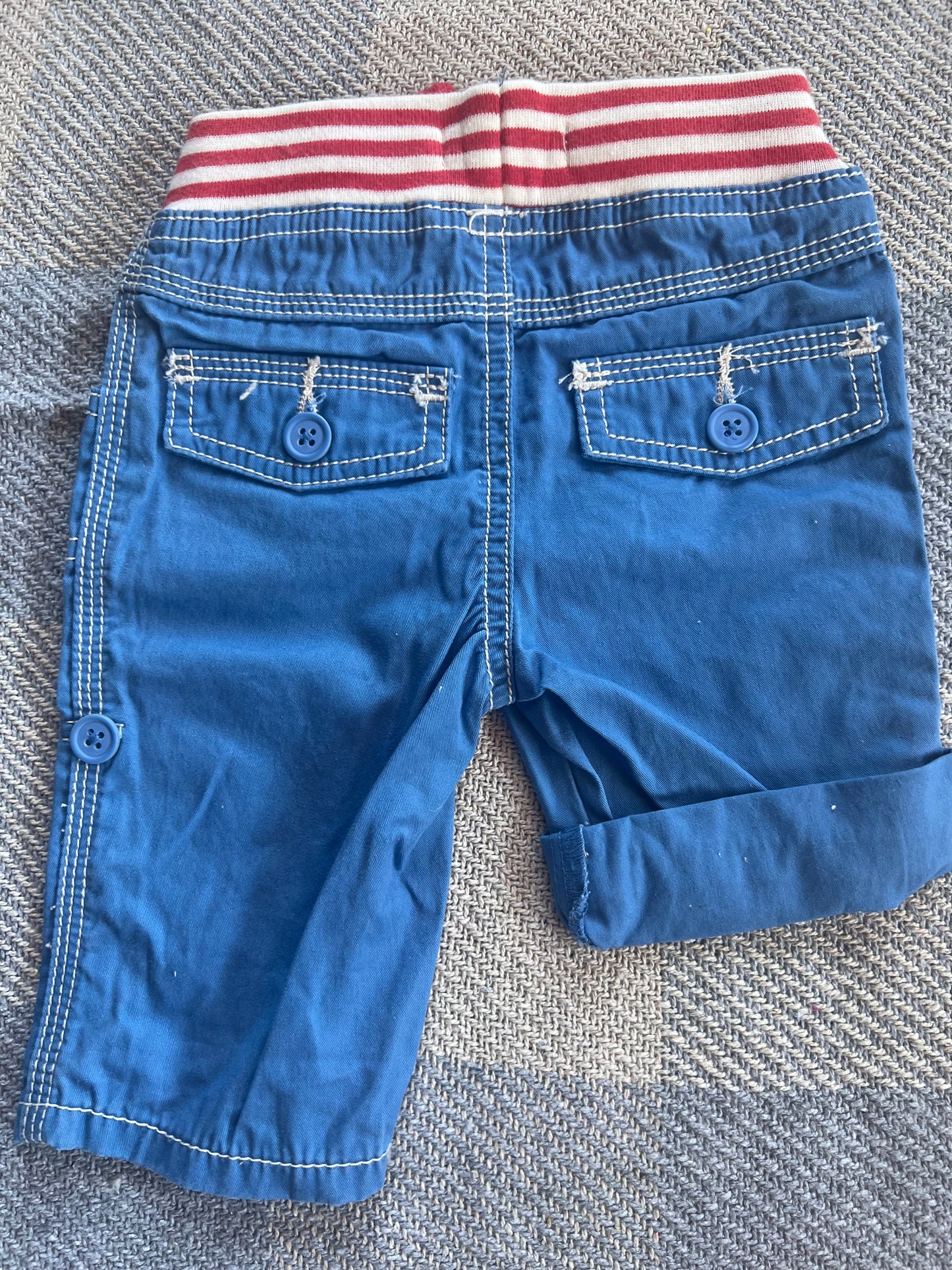 Baby Boden Surf Roll-up Trousers
