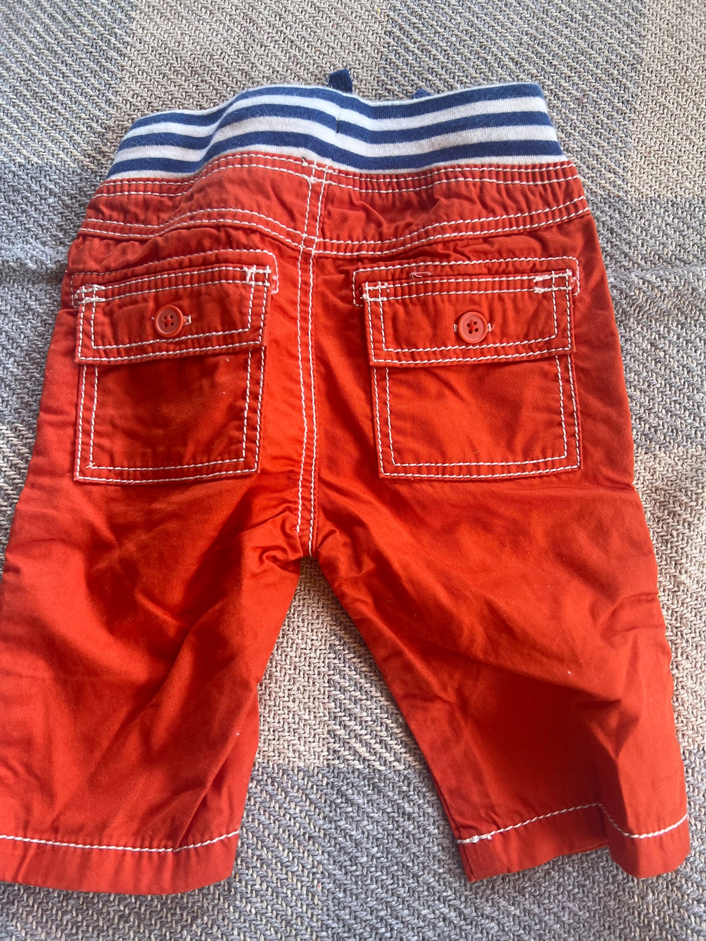 Baby Boden Surf Roll-up Trousers