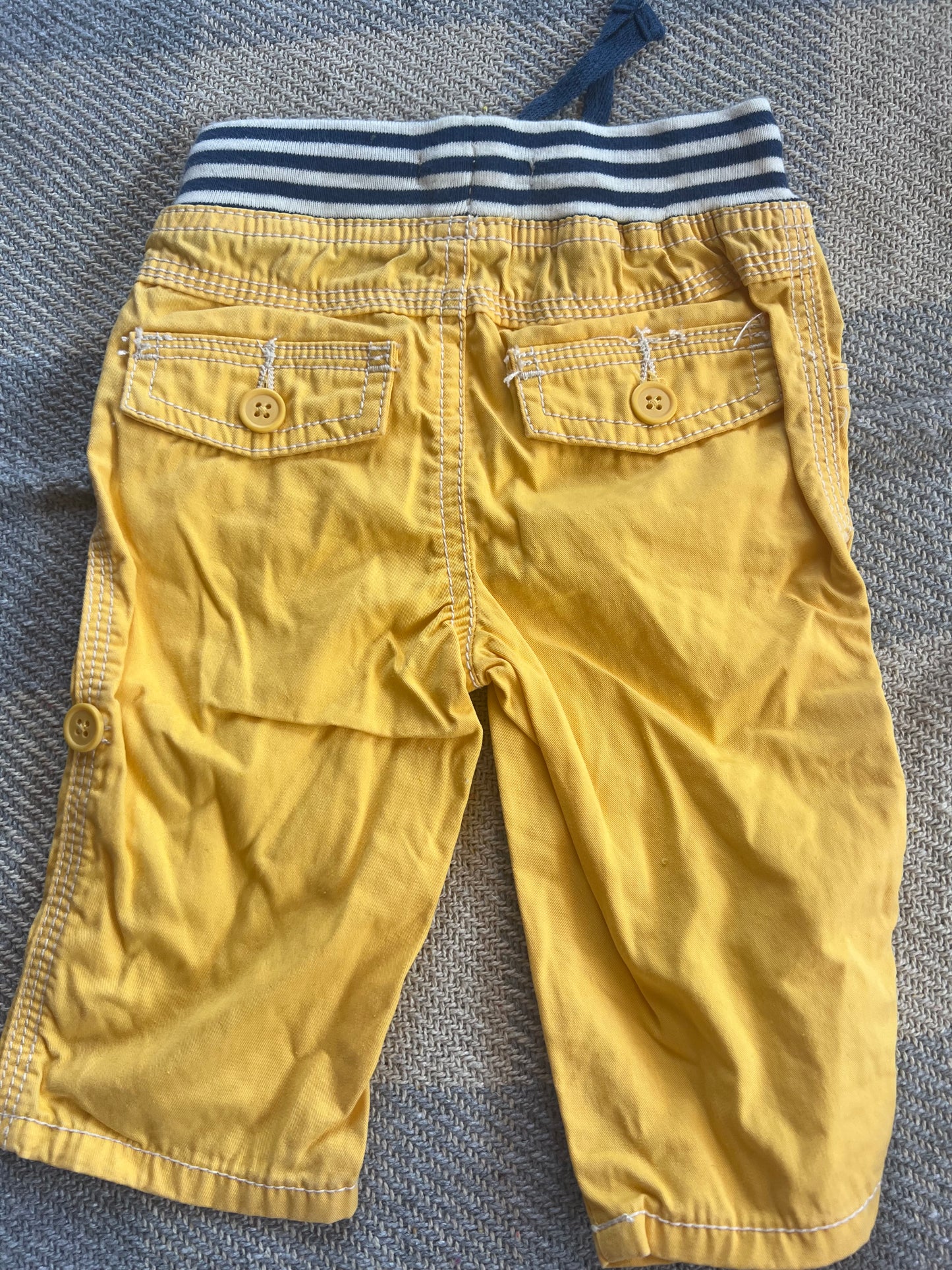 Baby Boden Surf Roll-up Trousers