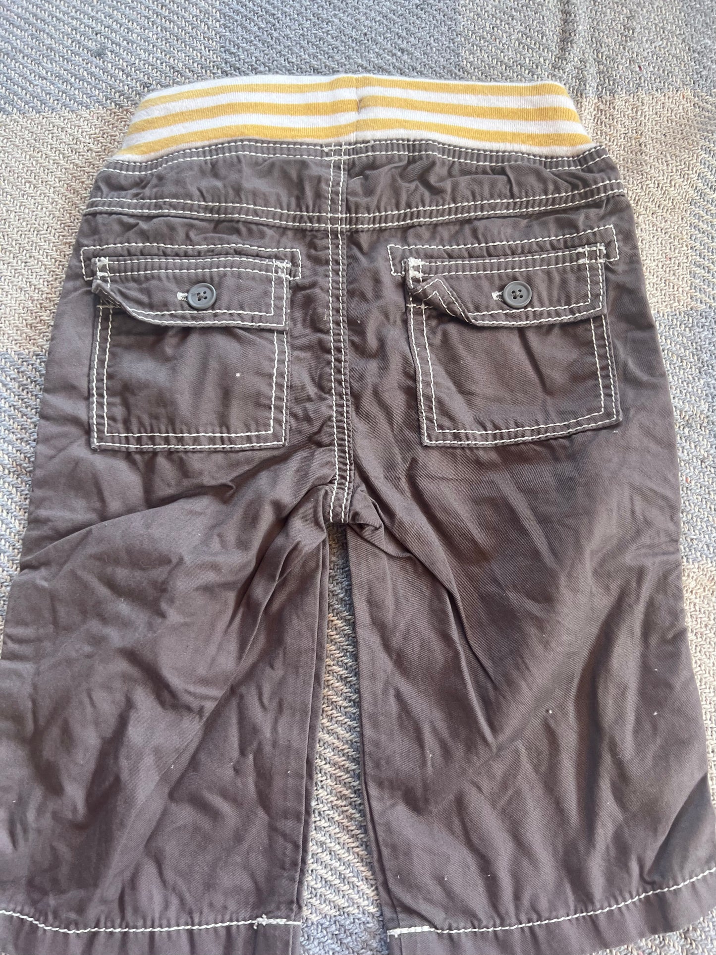 Baby Boden Surf Roll-up Trousers