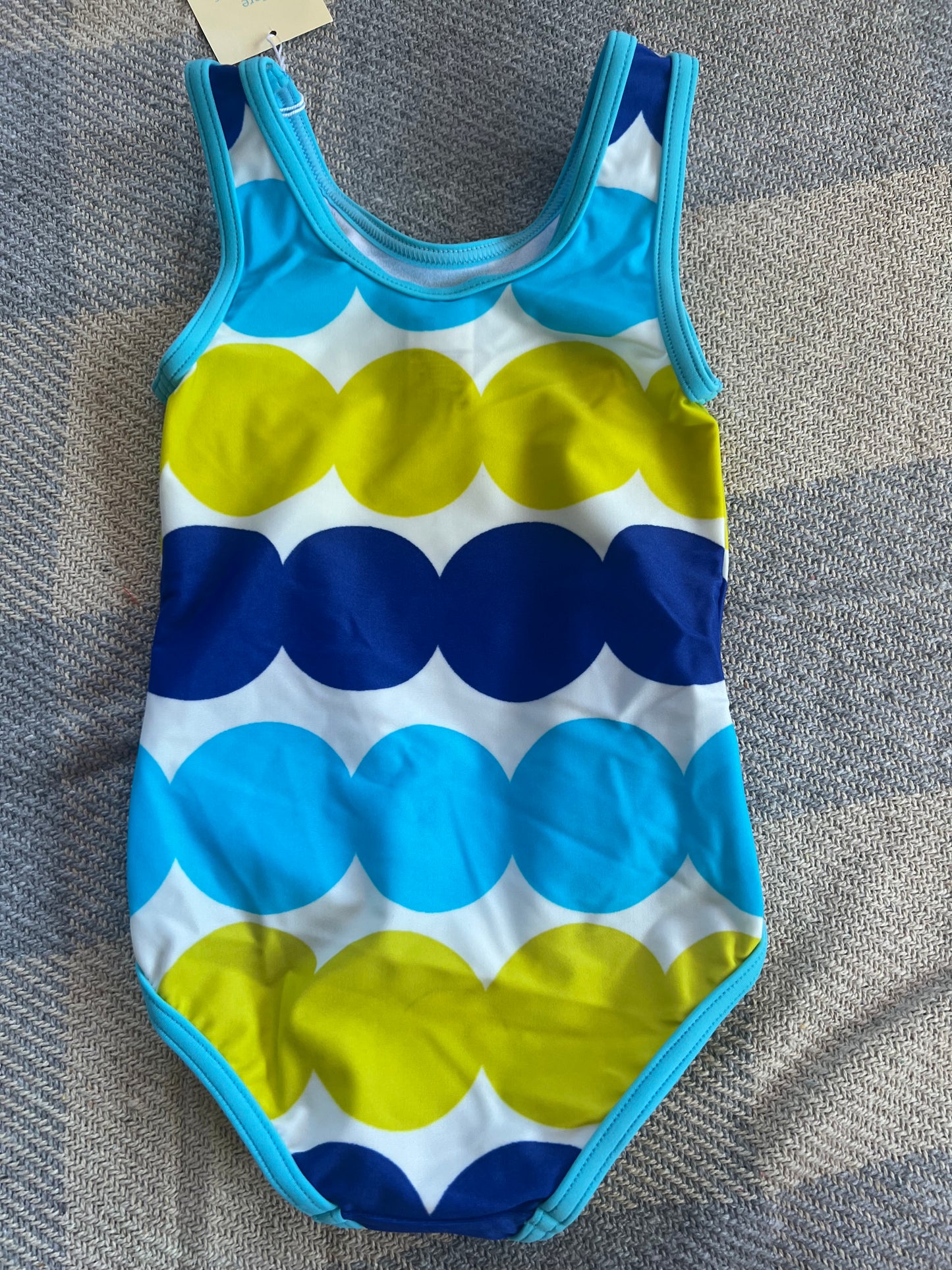 Mini Boden Spotted Swimsuit