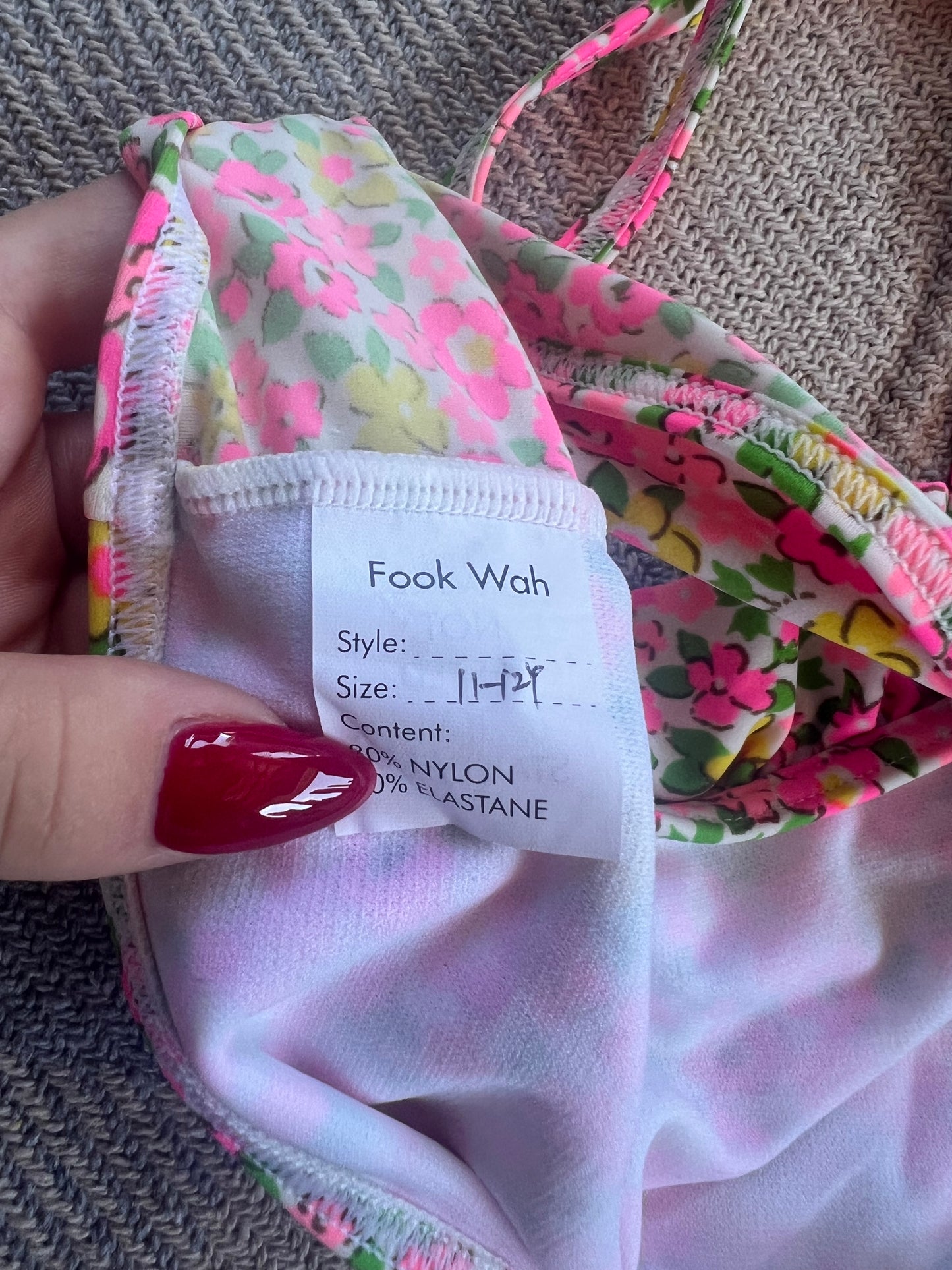 Johnnie B Floral Bikini Top