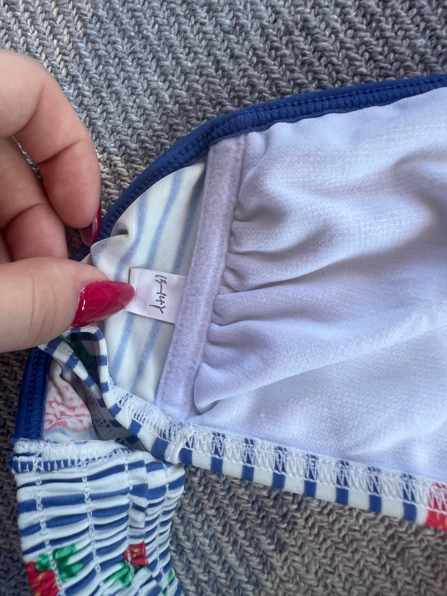 Johnnie B Strawberry Bikini Top