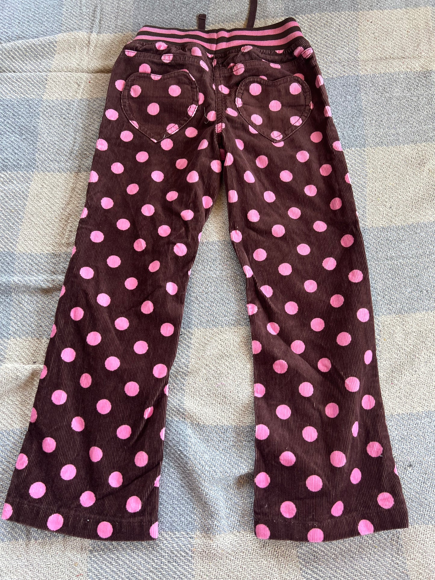 Mini Boden Brown Heart Trousers