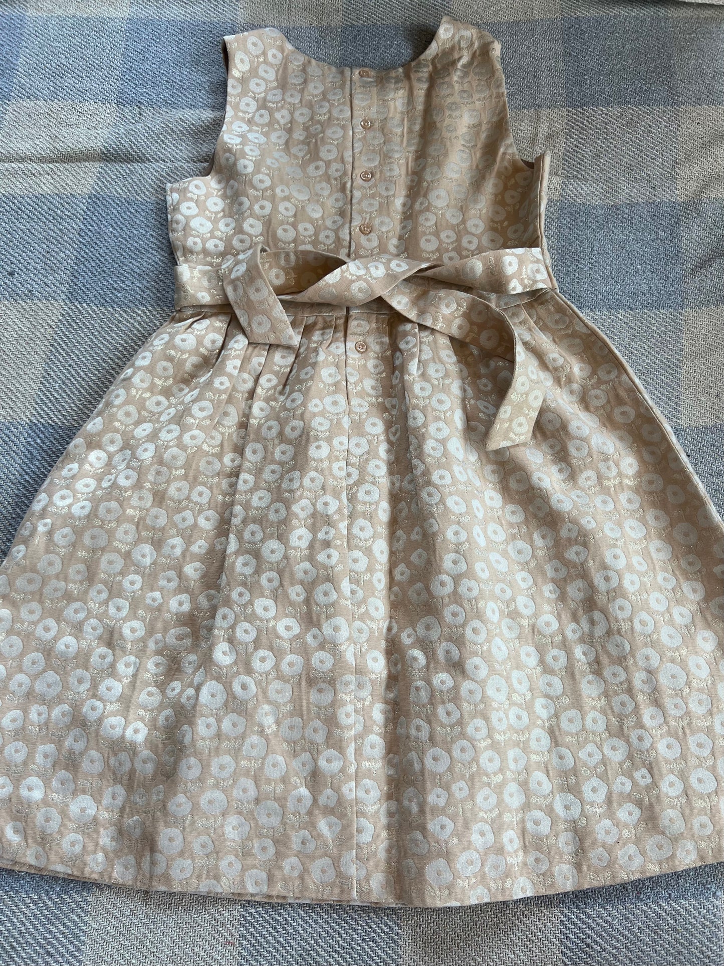 Mini Boden Gold Dress