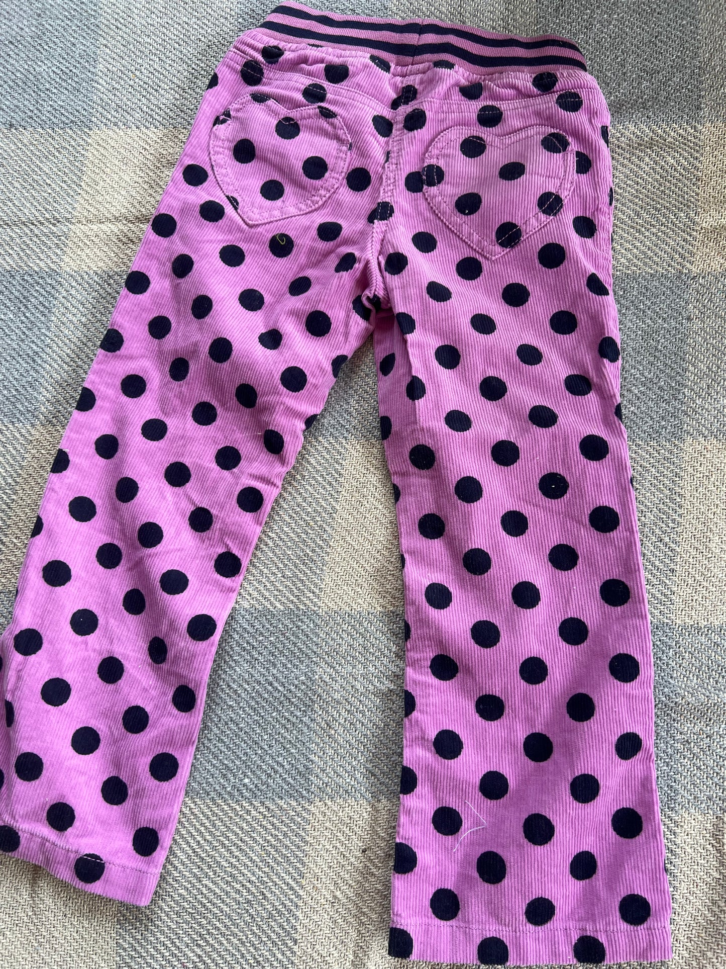 FAULTY Mini Boden Purple Trousers