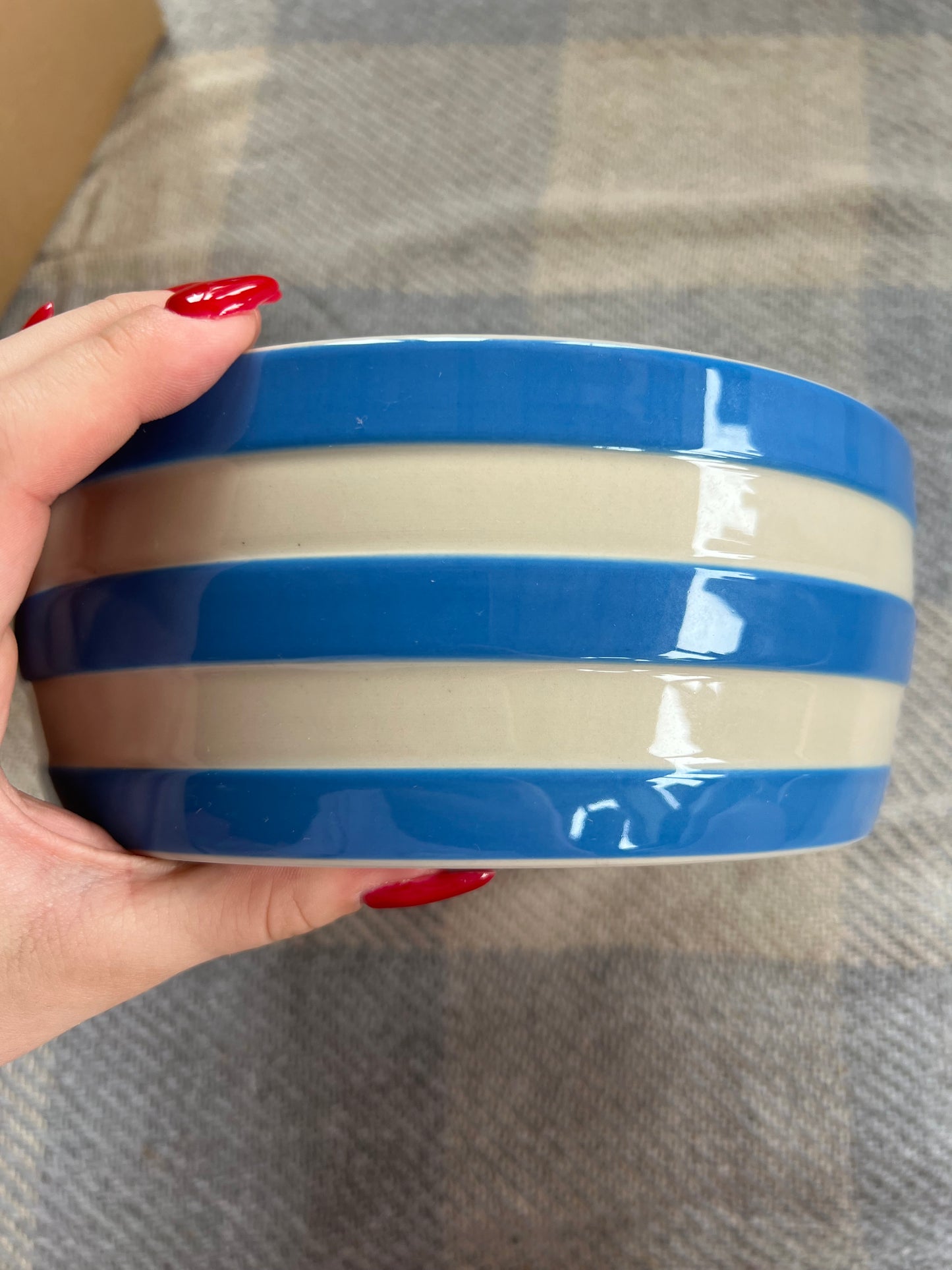 Cornishware Vegetable Bowl