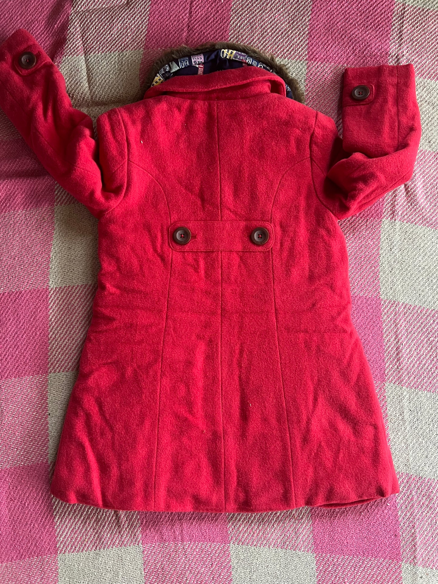 Mini Boden Red Coat