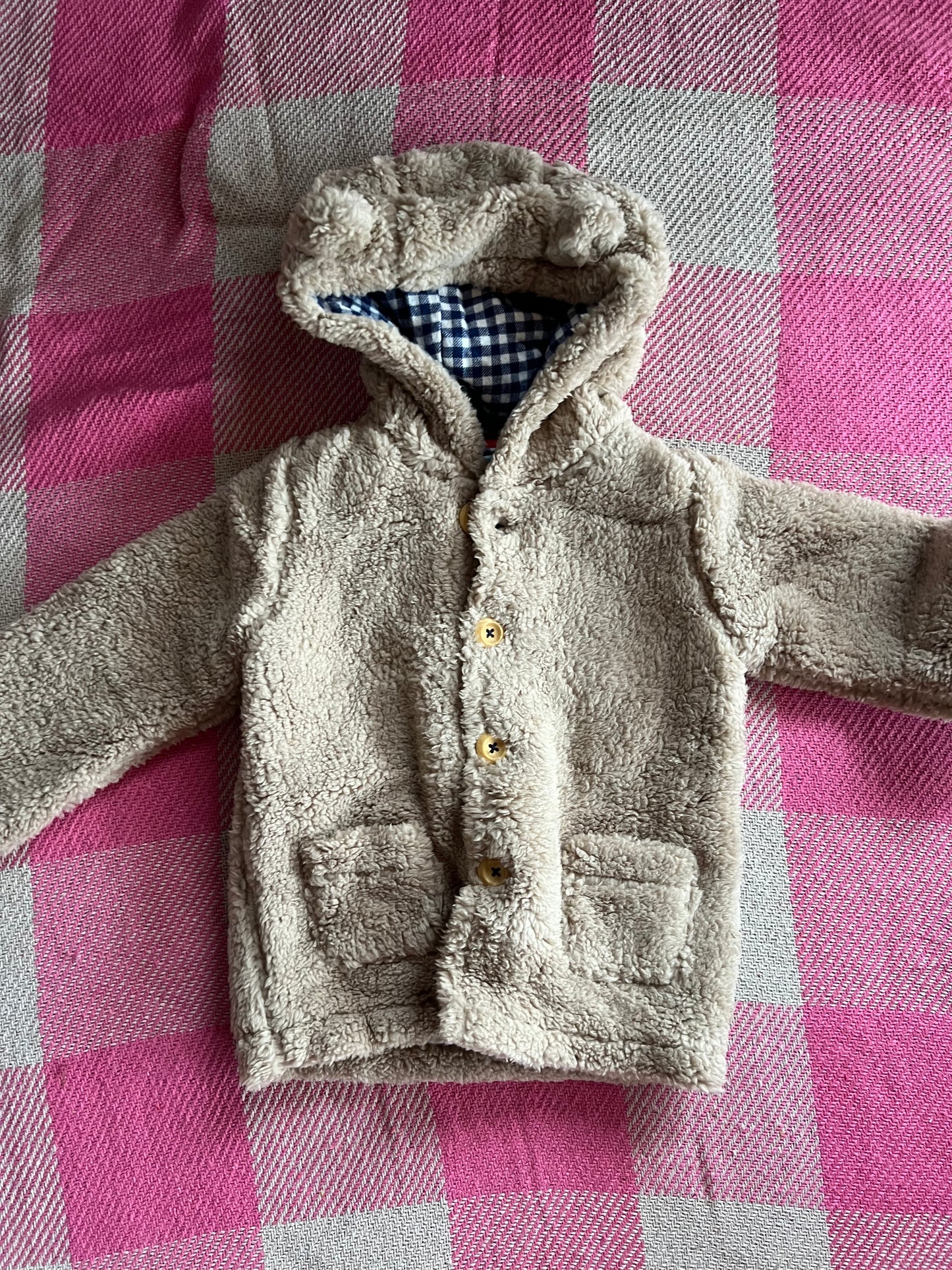 Baby Boden Teddy Bear Jacket