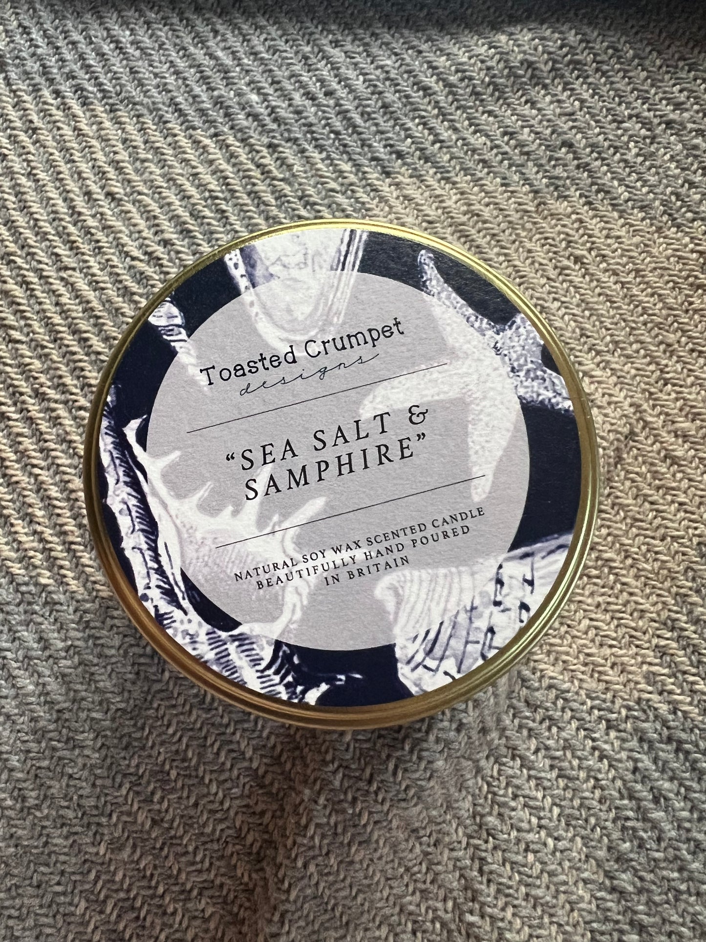 Toasted Crumpet Tin Candles