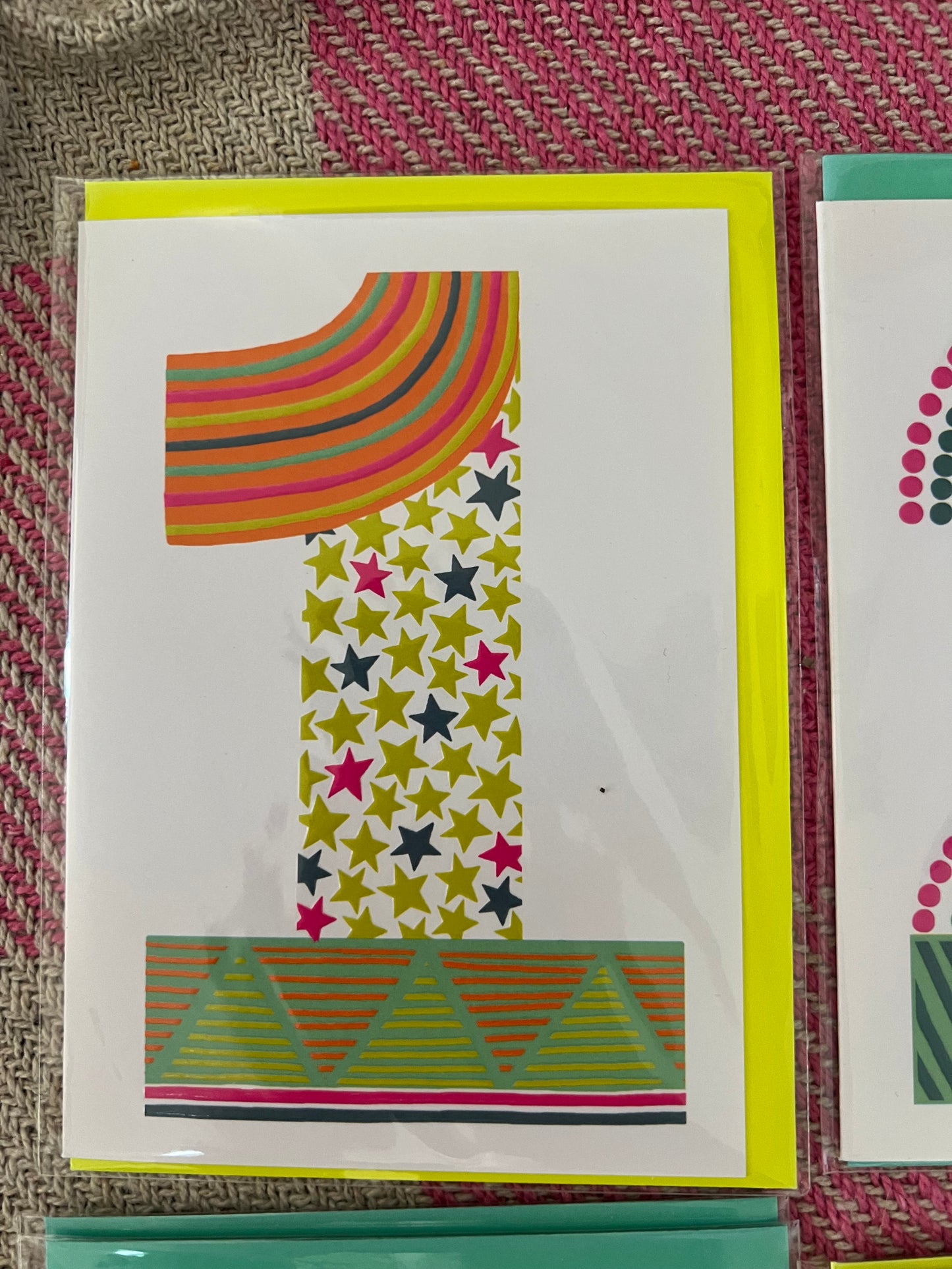 Rachel Ellen Number Birthday Cards 1-9