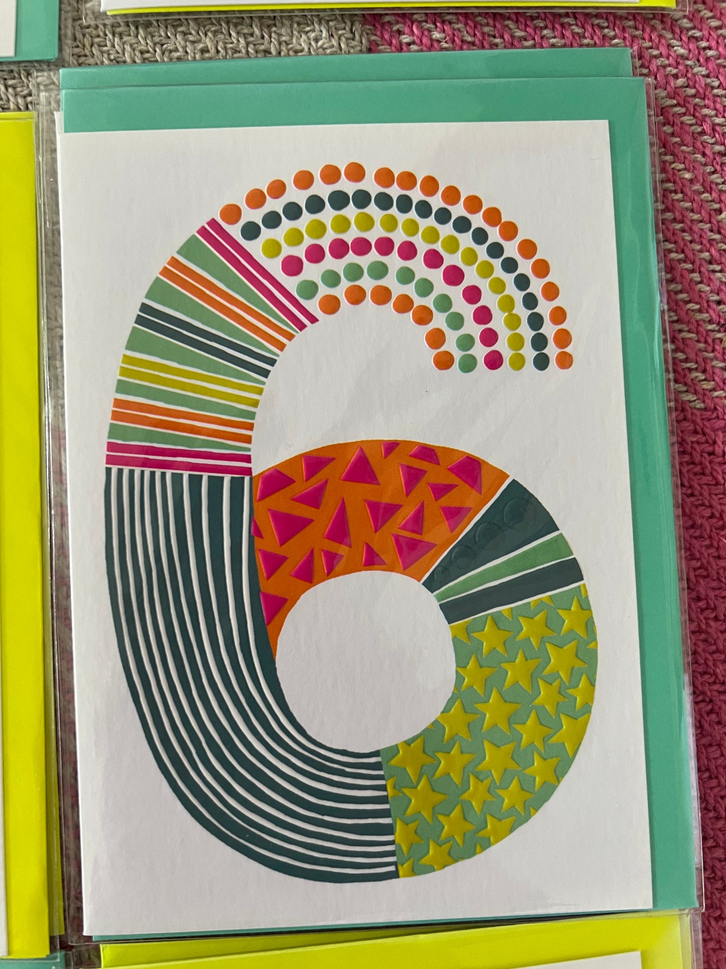 Rachel Ellen Number Birthday Cards 1-9
