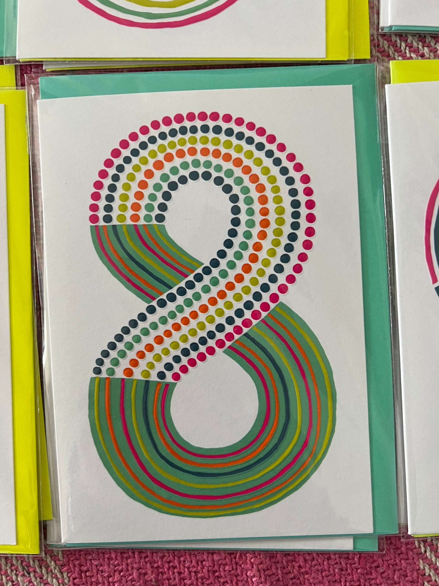 Rachel Ellen Number Birthday Cards 1-9