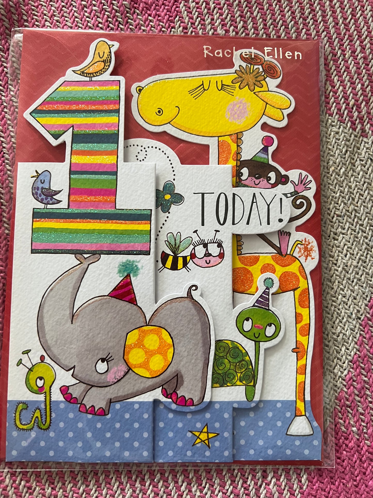 Rachel Ellen Number Birthday Card 1-5