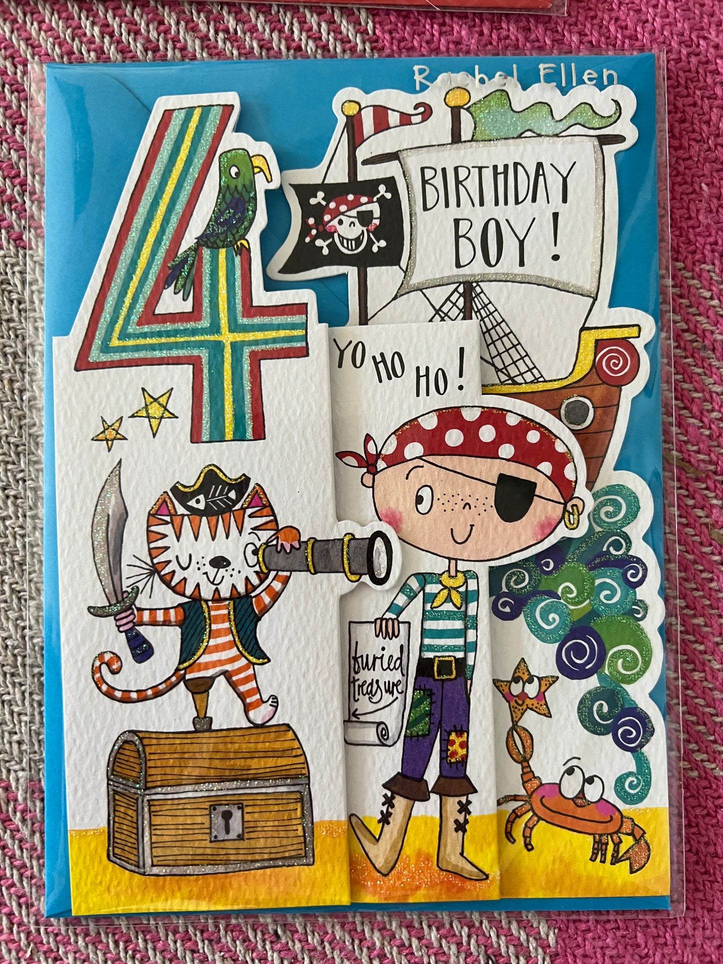 Rachel Ellen Number Birthday Card 1-5