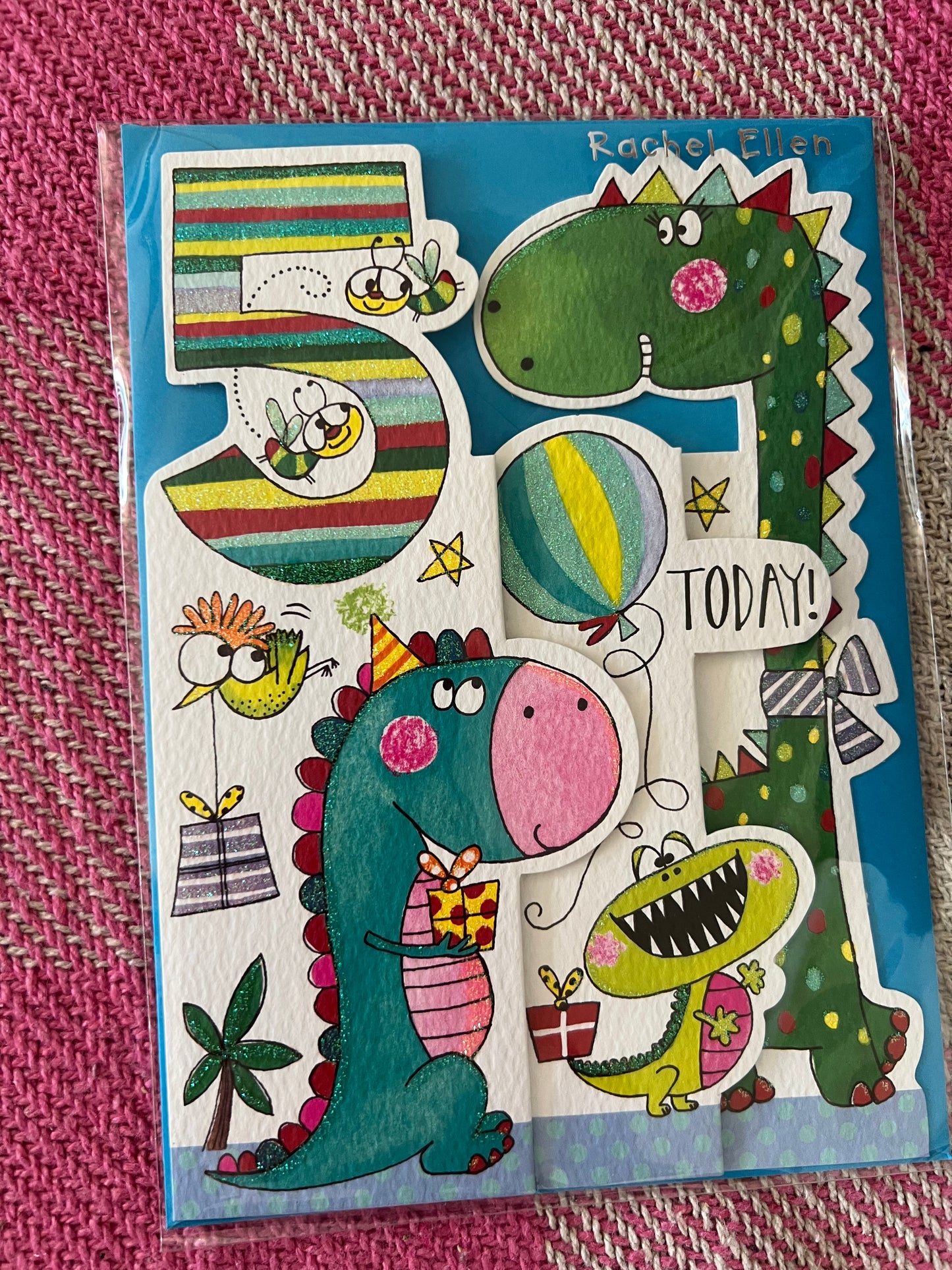 Rachel Ellen Number Birthday Card 1-5