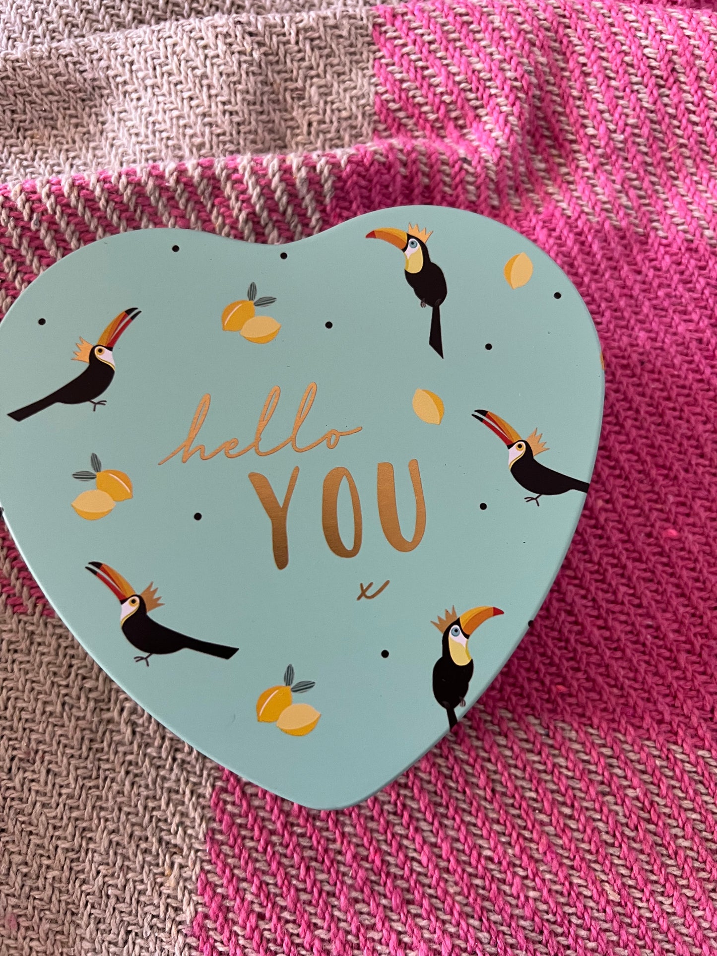 Sara Miller Medium Heart Tin