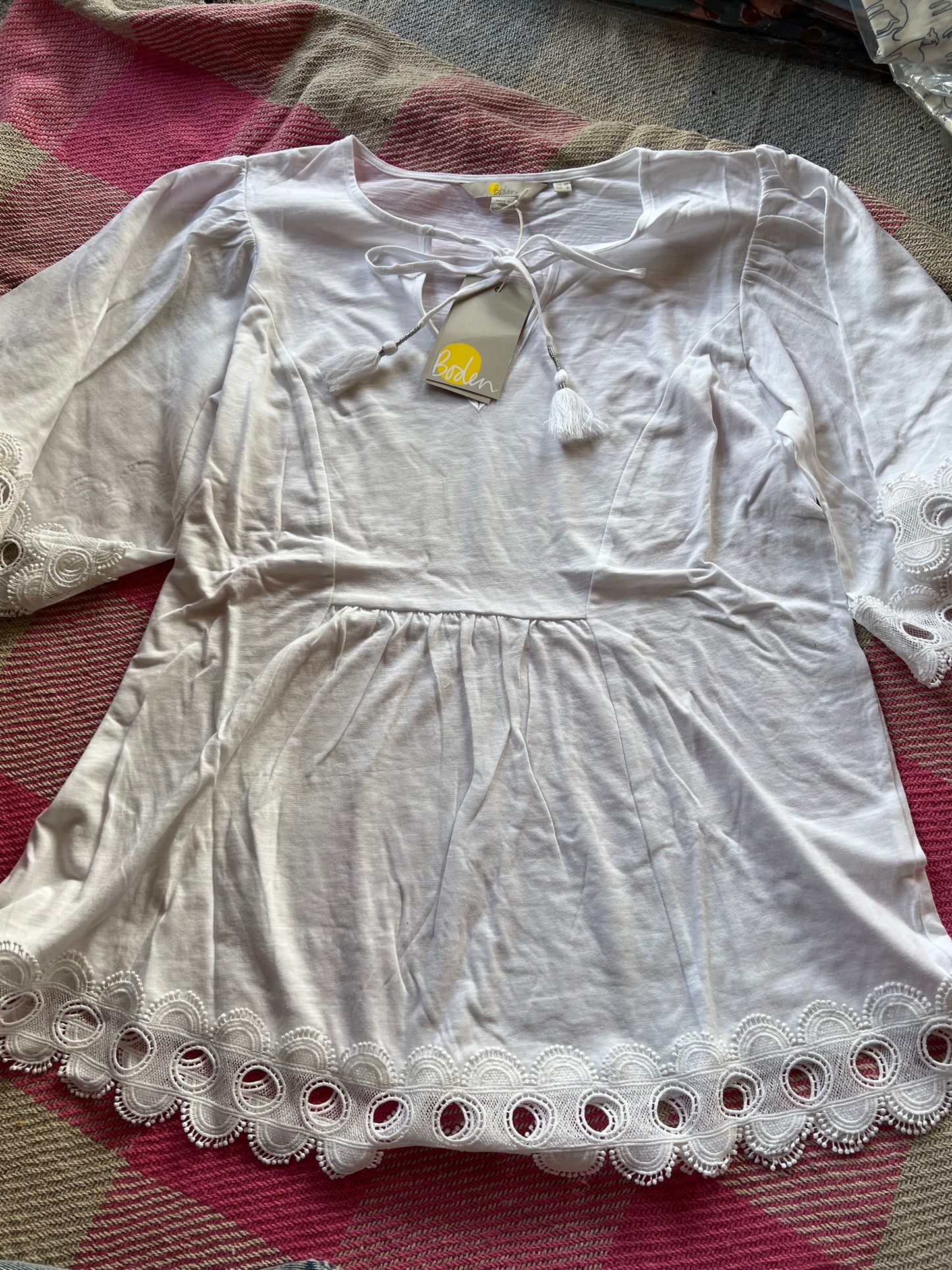 Boden White Beach Coverup