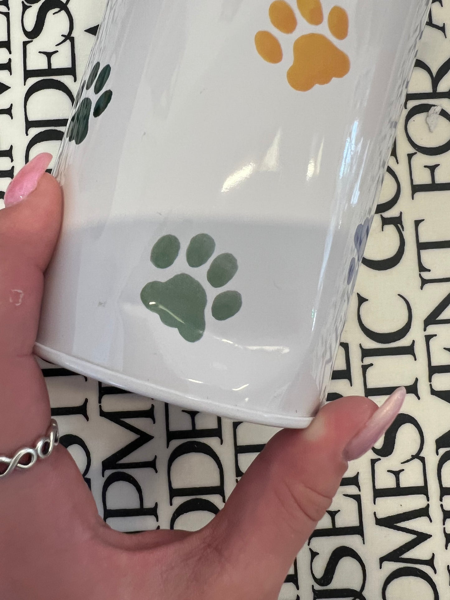 FAULTY Emma Bridgewater Paw Clip Tin