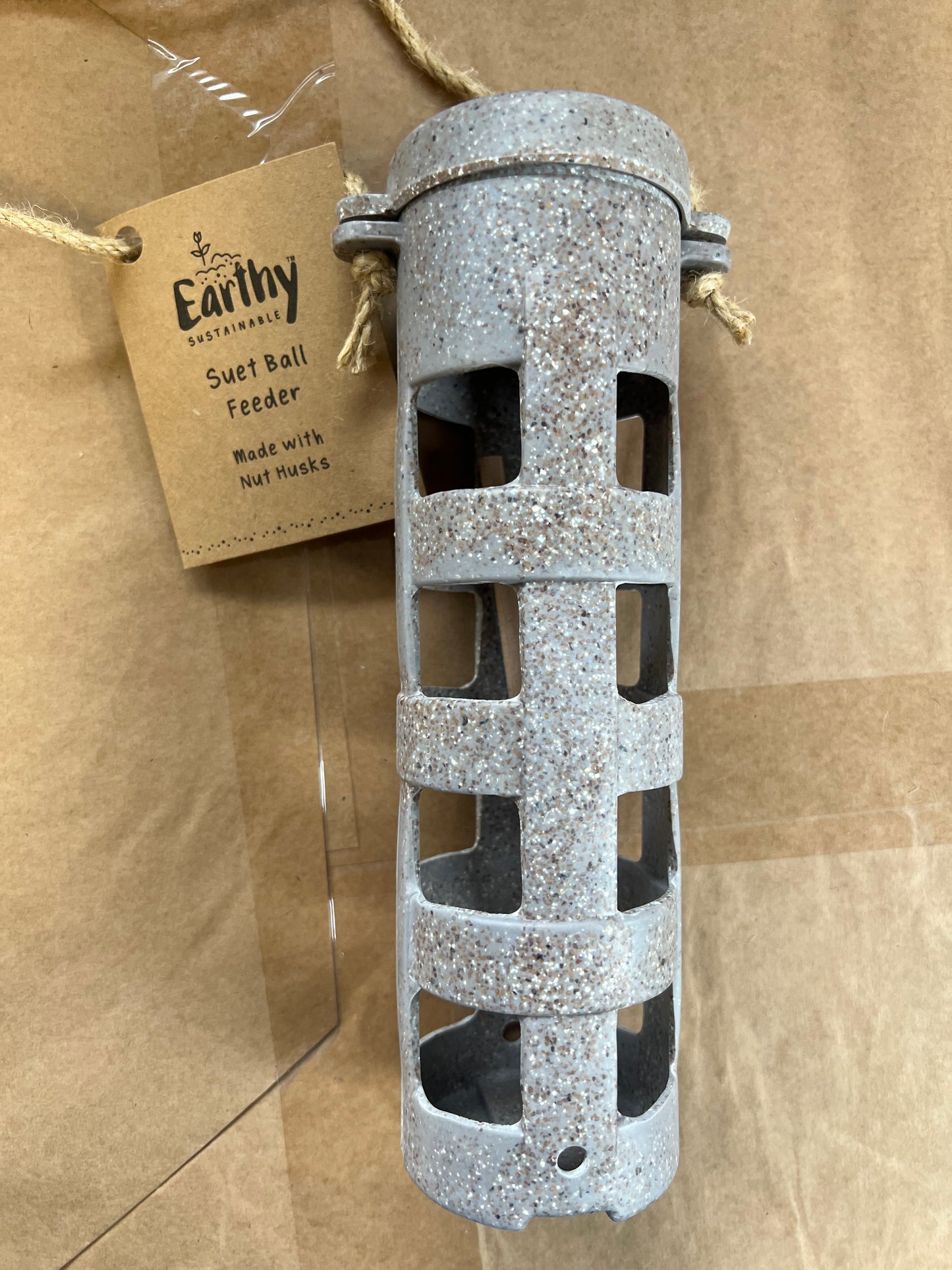 Earthy Sustainable Suet Ball Feeder