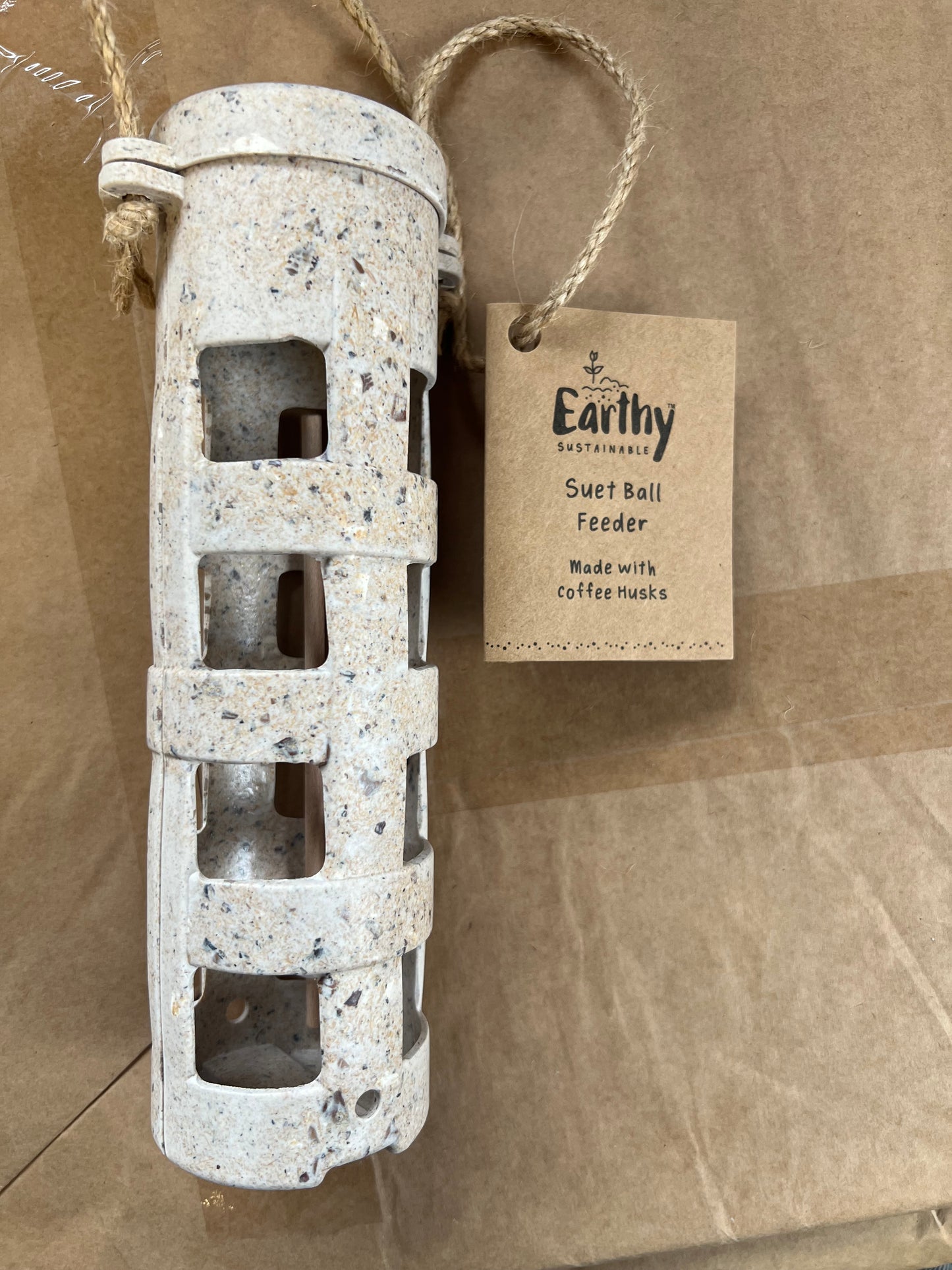 Earthy Sustainable Suet Ball Feeder