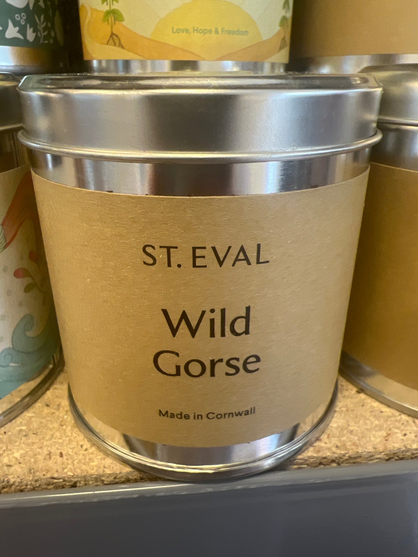 St Eval Tin Candle