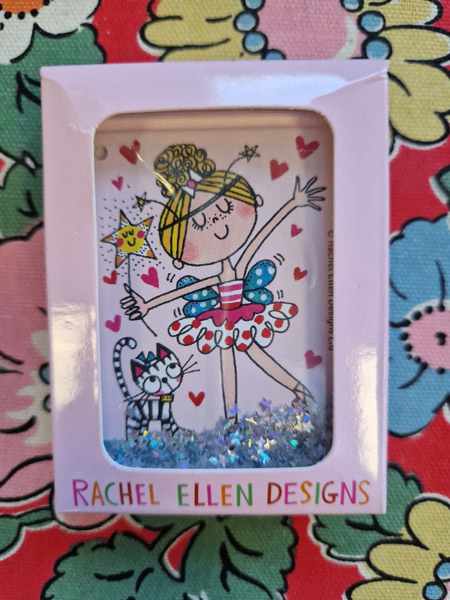 Rachel Ellen Compact Mirror with Sparkles