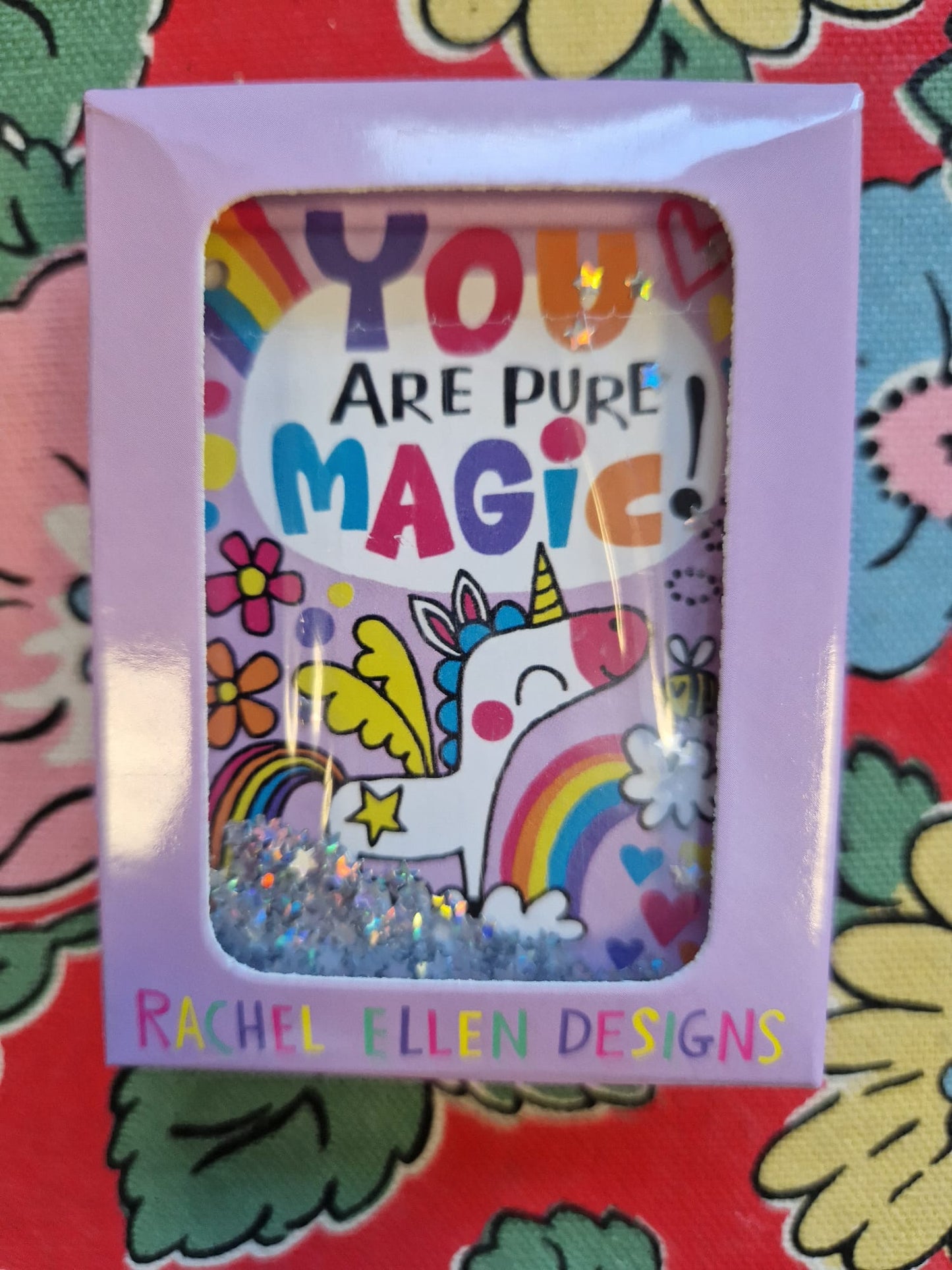 Rachel Ellen Compact Mirror with Sparkles