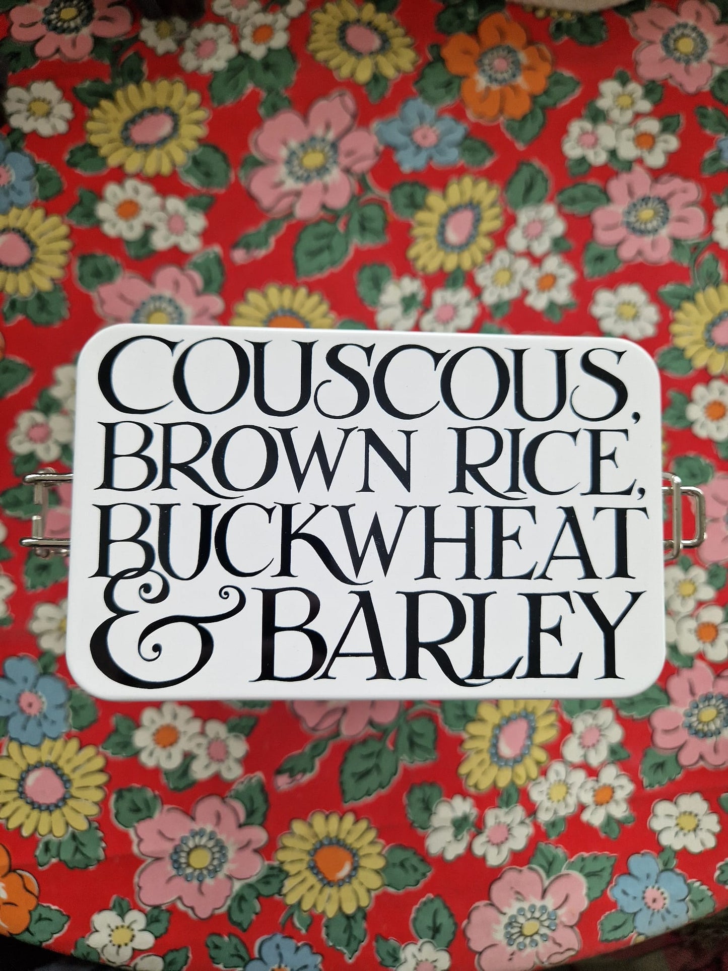 Emma Bridgewater Black Toast Rectangular Clip Tin