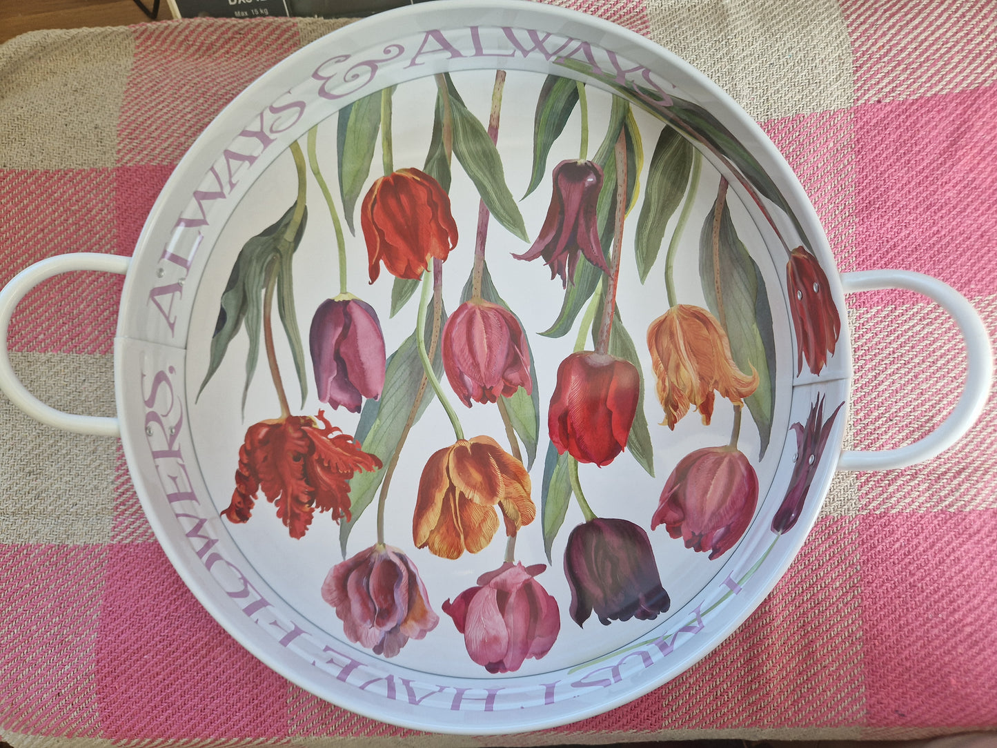 Emma Bridgewater Circular Serving Tray w/ Handles