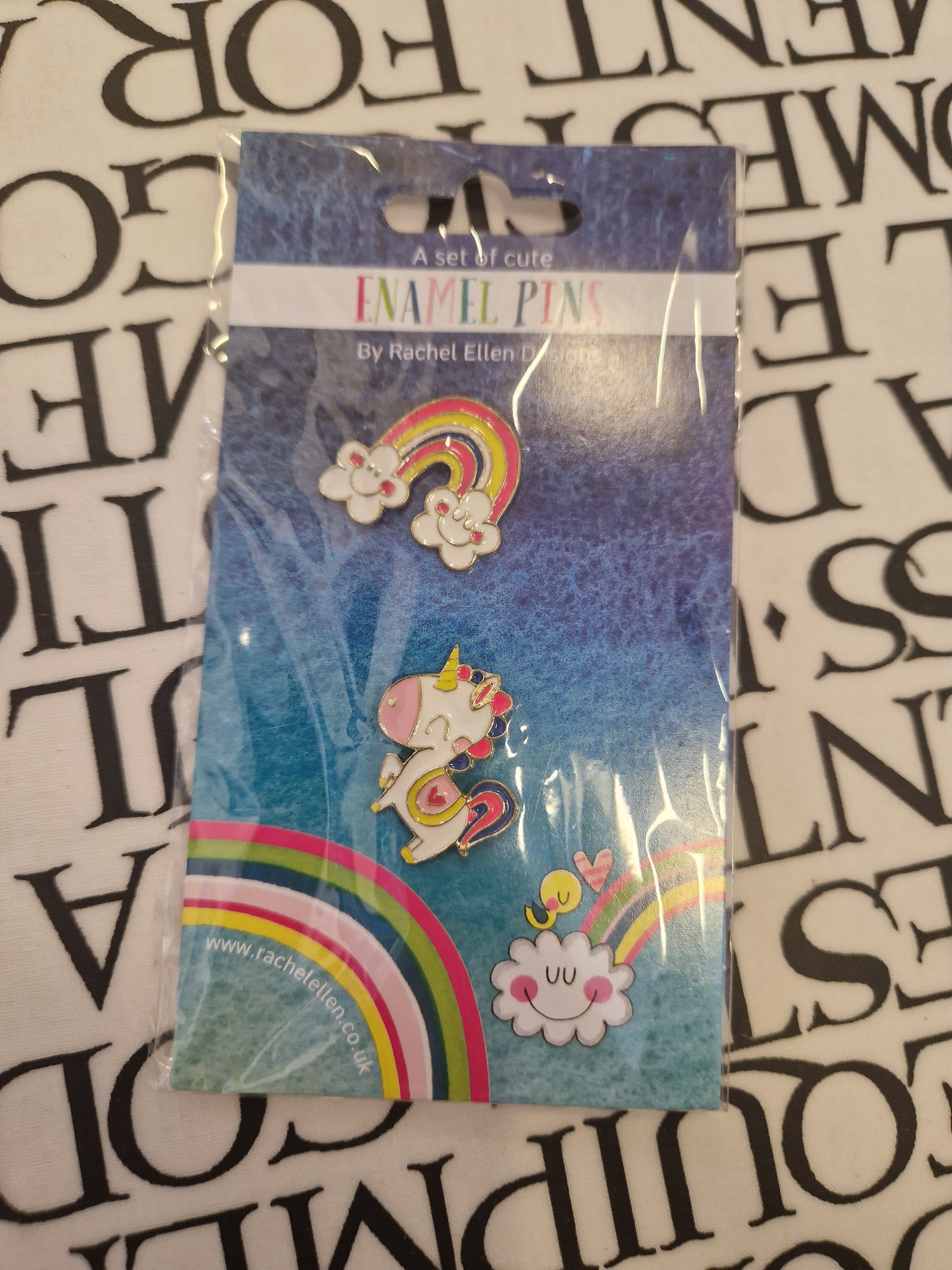 Rachel Ellen Enamel Pin