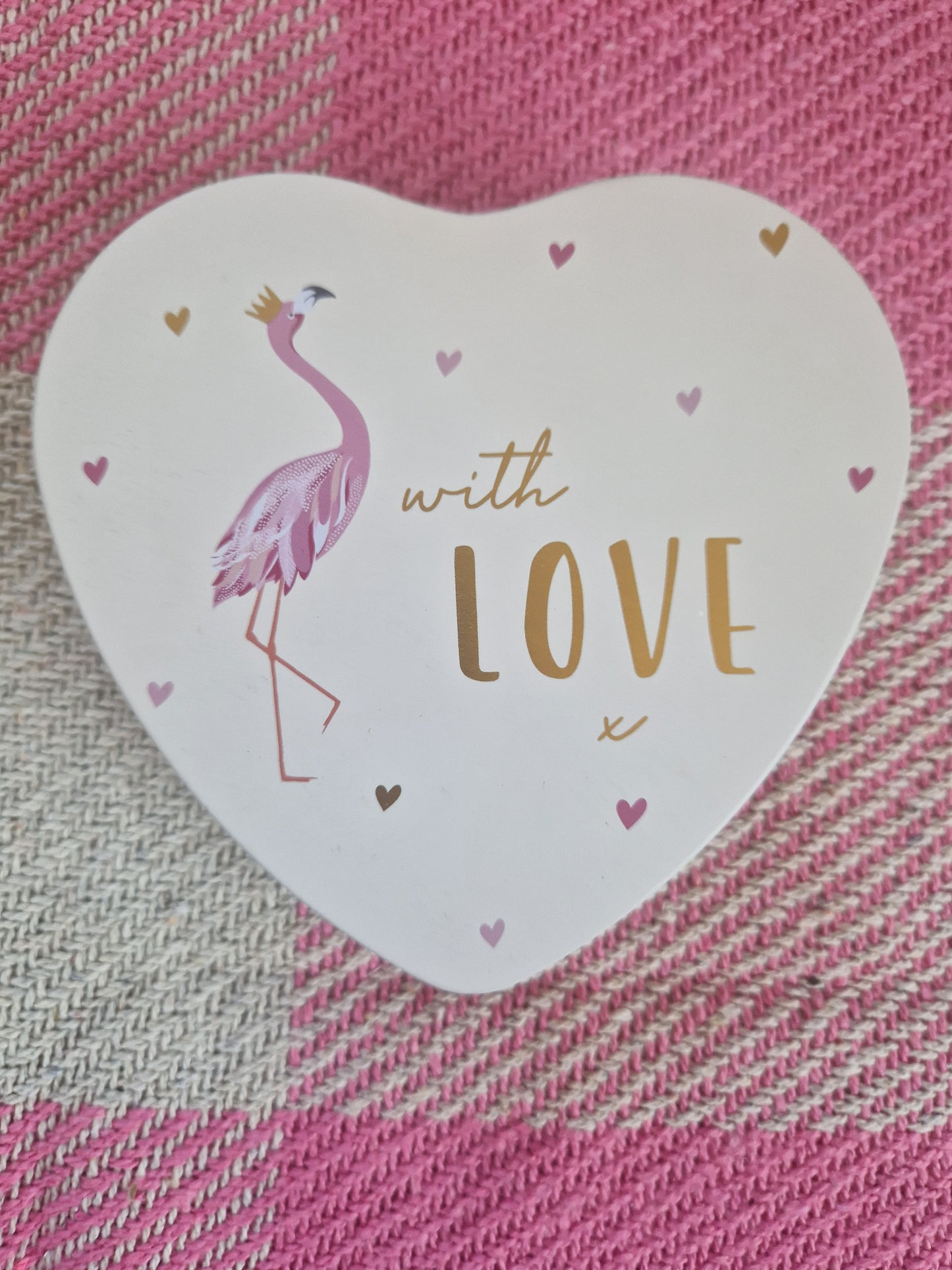 Sara Miller Medium Heart Tin