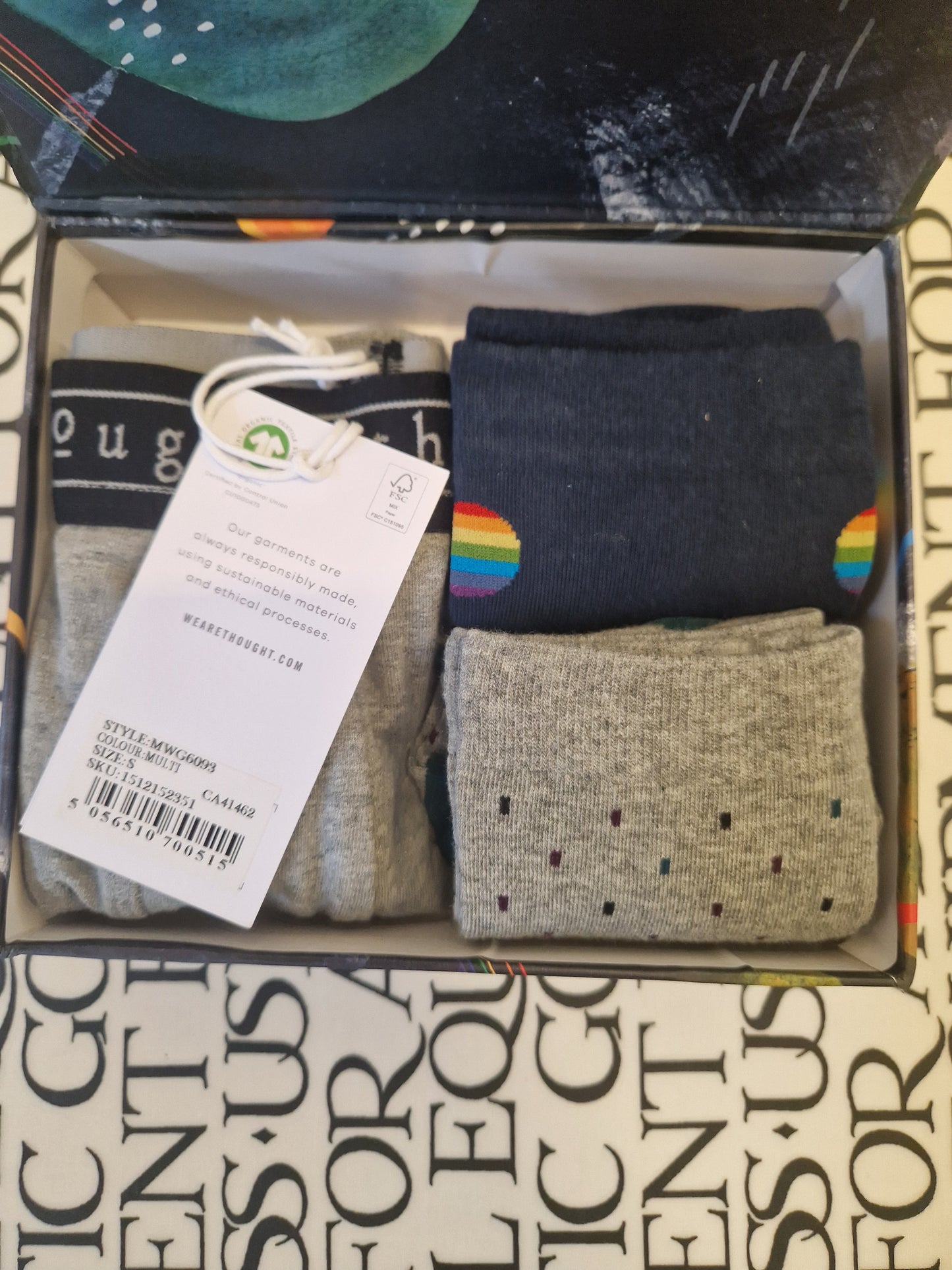 Thought Mens Socks & Boxers Gift Set