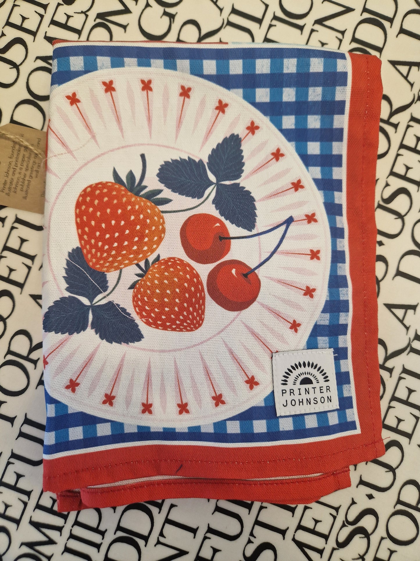 Printer Johnson Tea Towel