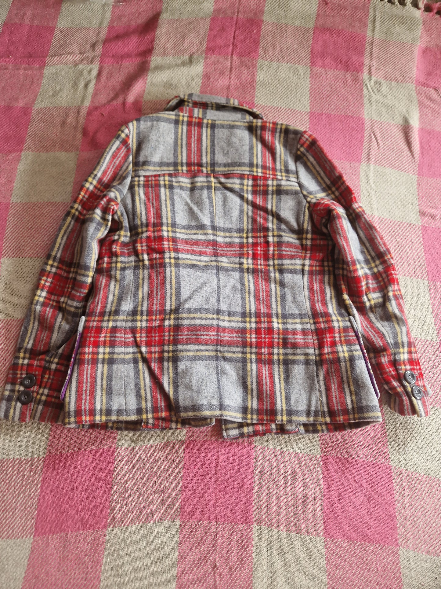 Johnnie B Grey Tartan Jacket