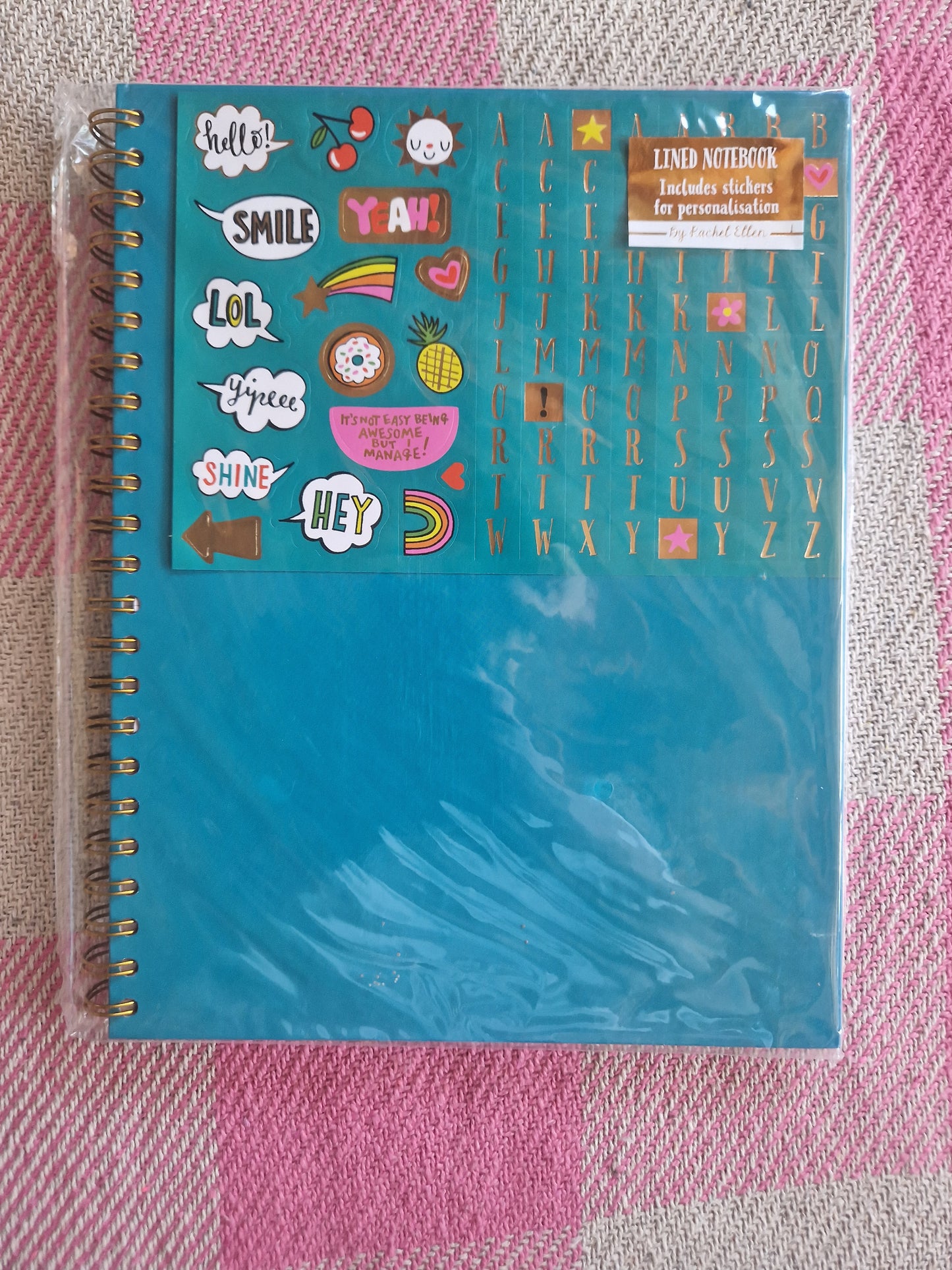 Rachel Ellen Lined A4 Notebook