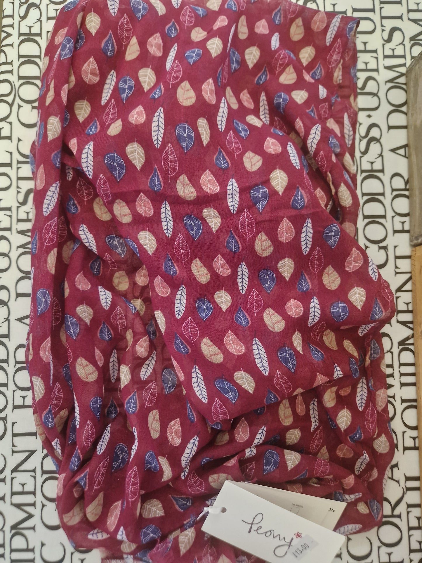 Peony Scarves