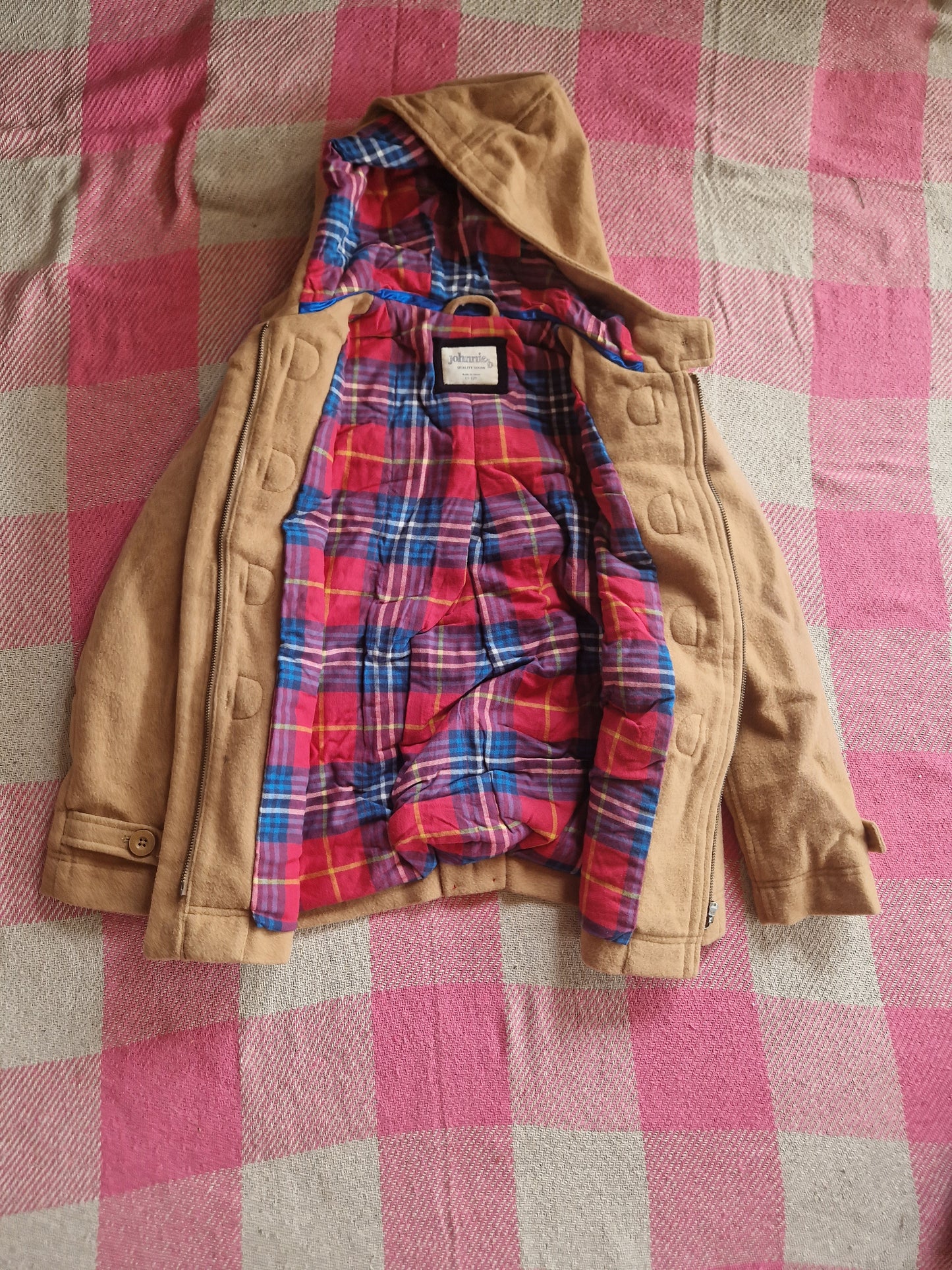 Johnnie B Beige Wool Jacket