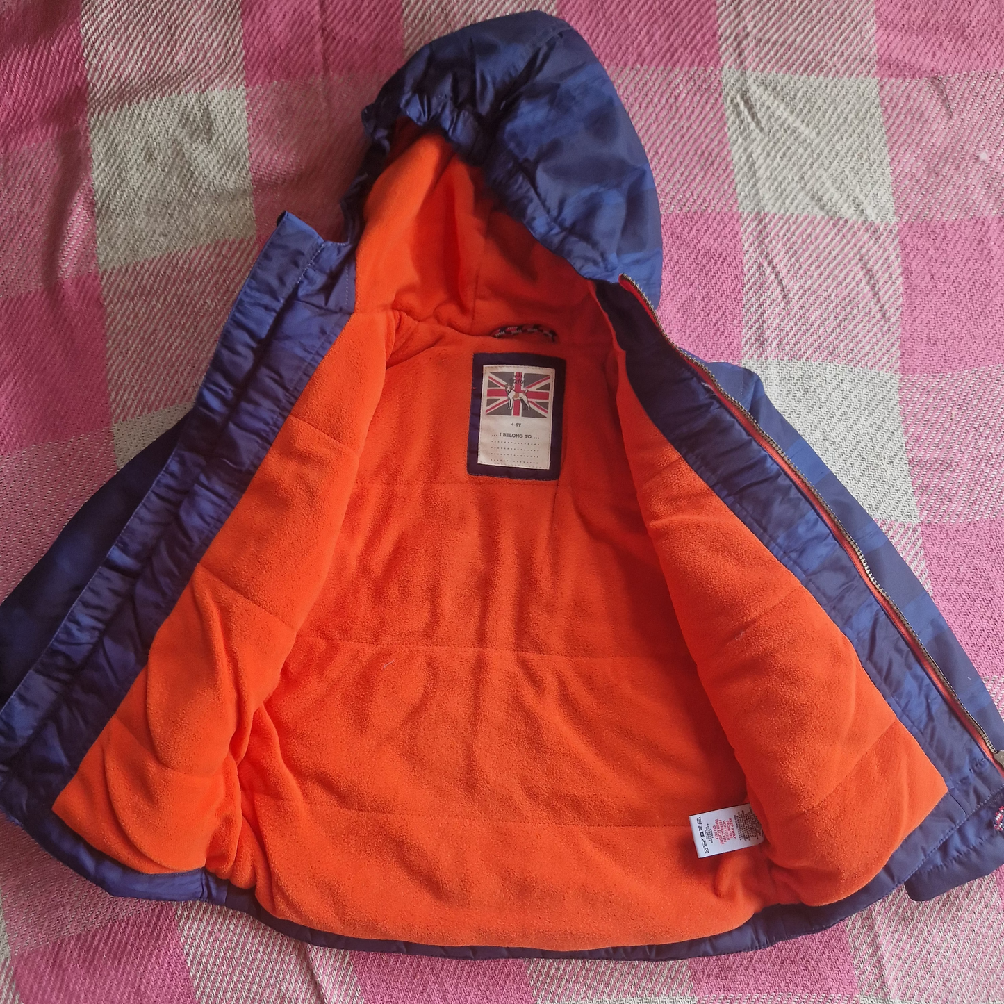 Mini Boden Blue Boys Raincoat